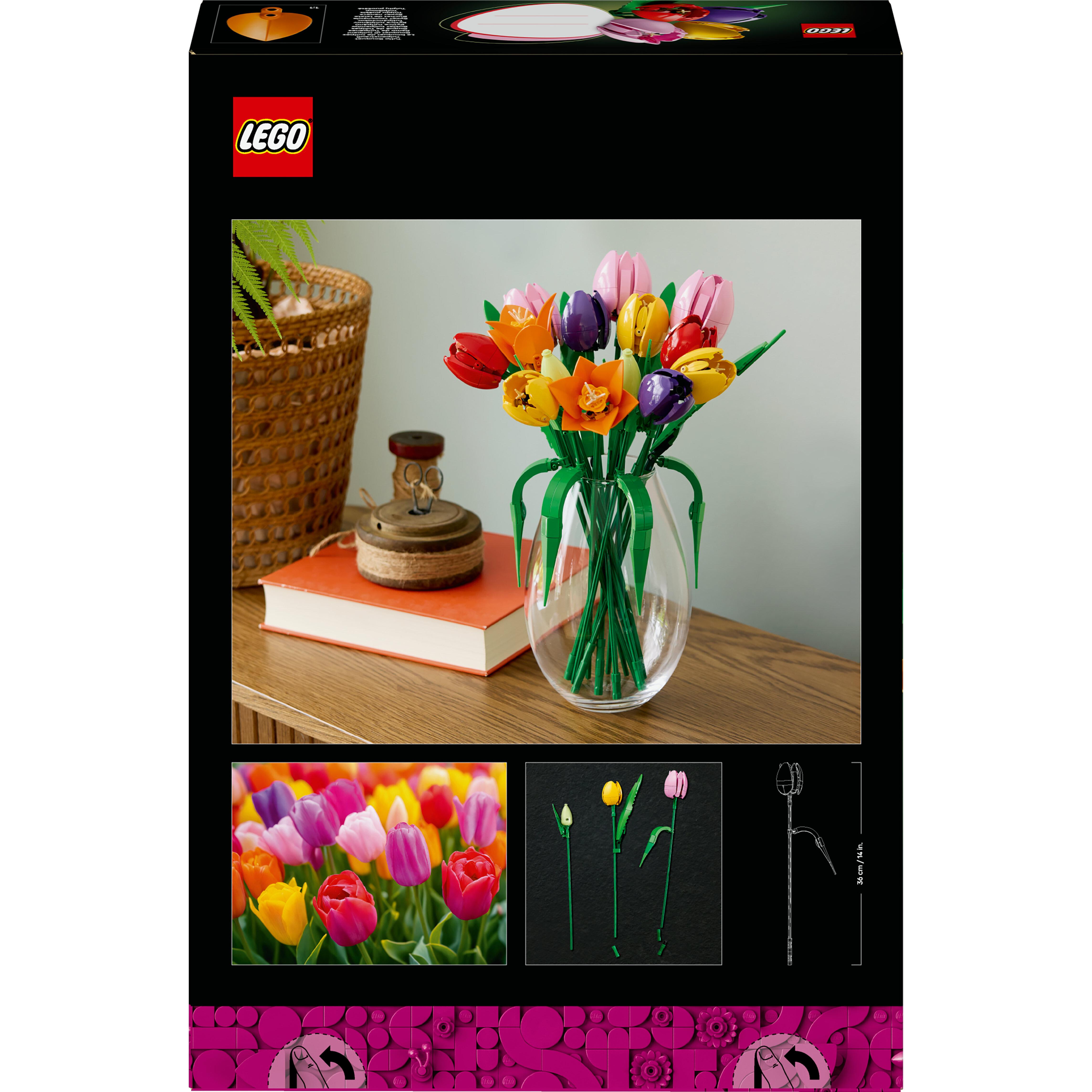 Voir la diapositive 8 : LEGO Botanicals 11501 Le Bouquet de Tulipes - Set de Construction pour Adulte - Cadeau