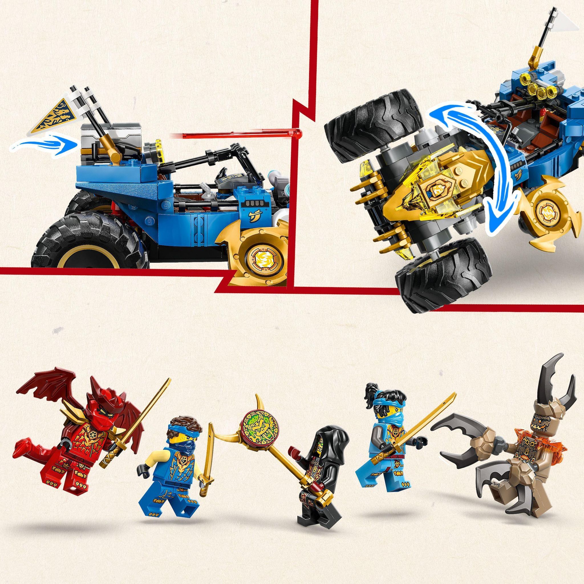 Voir la diapositive 5 : LEGO Ninjago 71856 - La Voiture Transformable de Jay