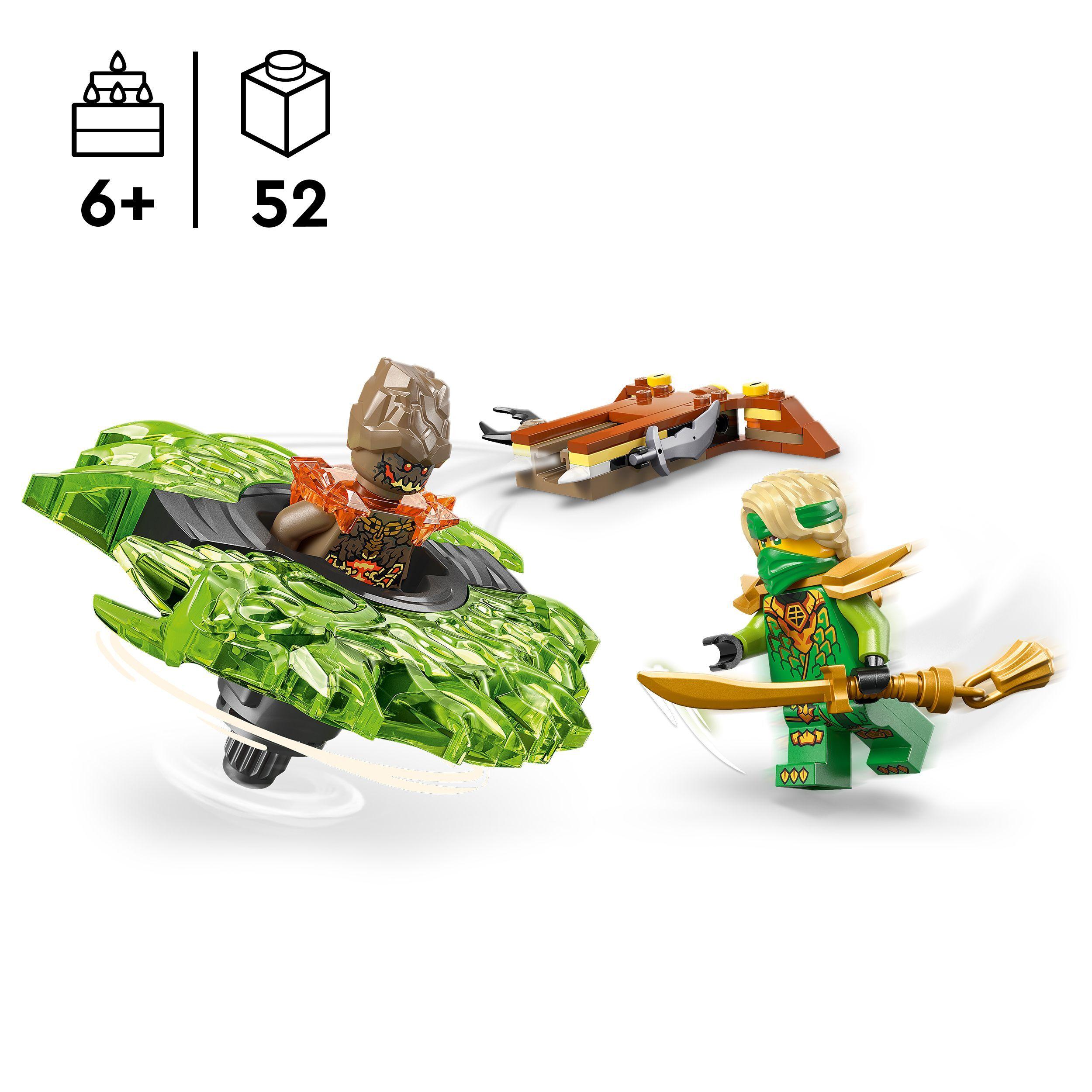 Voir la diapositive 3 : LEGO NINJAGO 71850 Lloyd contre la Toupie du Monstre de la Terre - Jeu de Construction