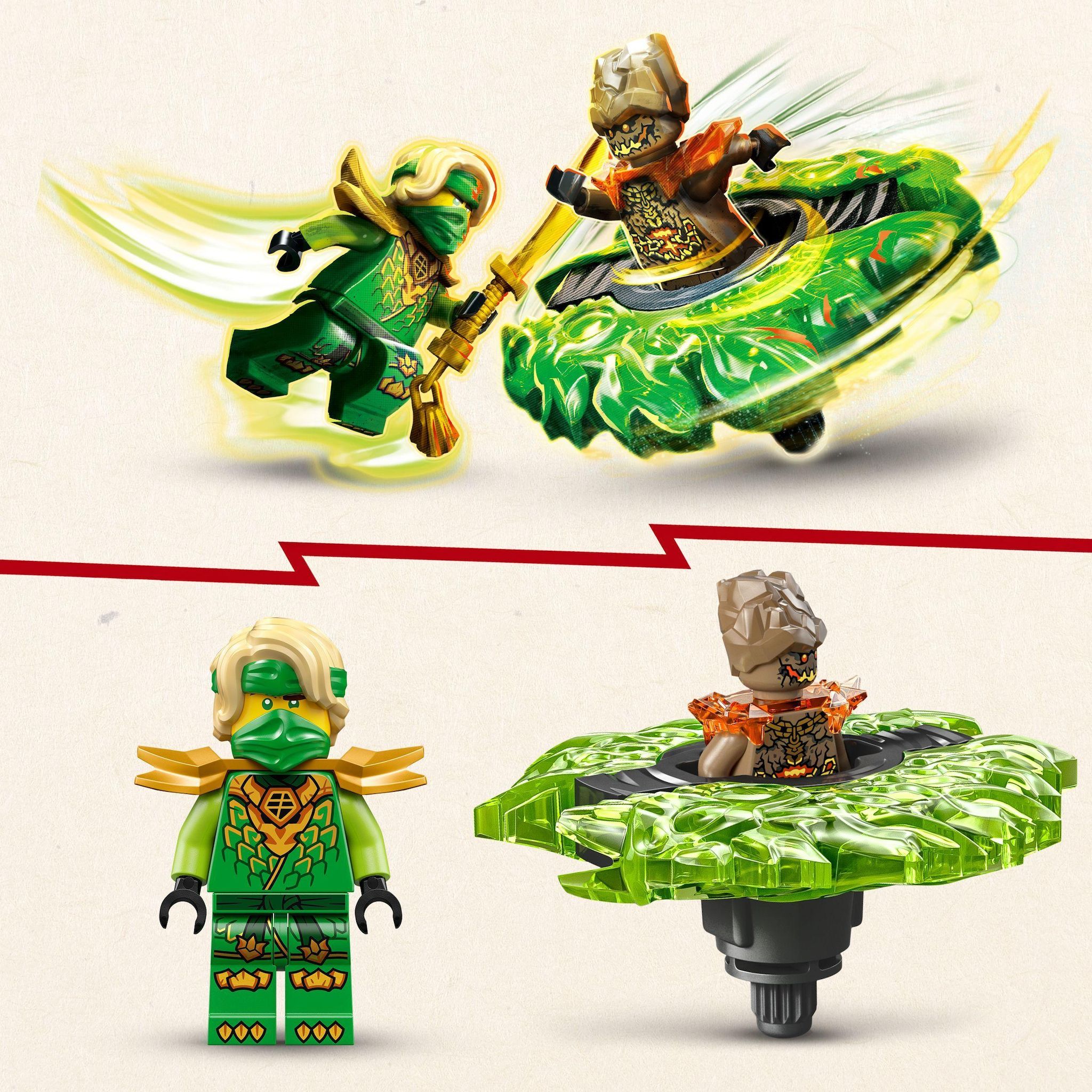 Voir la diapositive 5 : LEGO Ninjago 71850 - Lloyd contre la Toupie du Monstre de la Terre