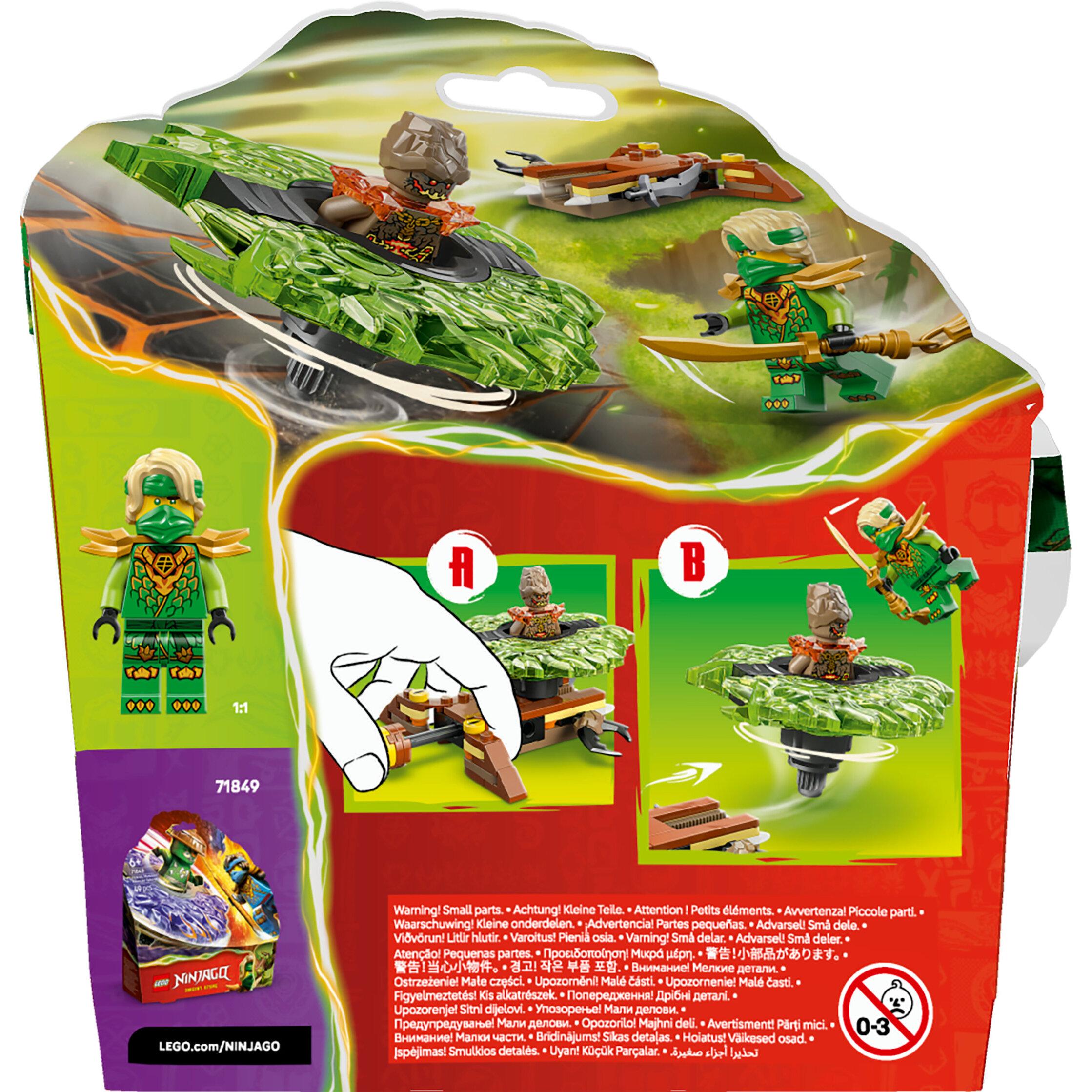 Voir la diapositive 8 : LEGO NINJAGO 71850 Lloyd contre la Toupie du Monstre de la Terre - Jeu de Construction