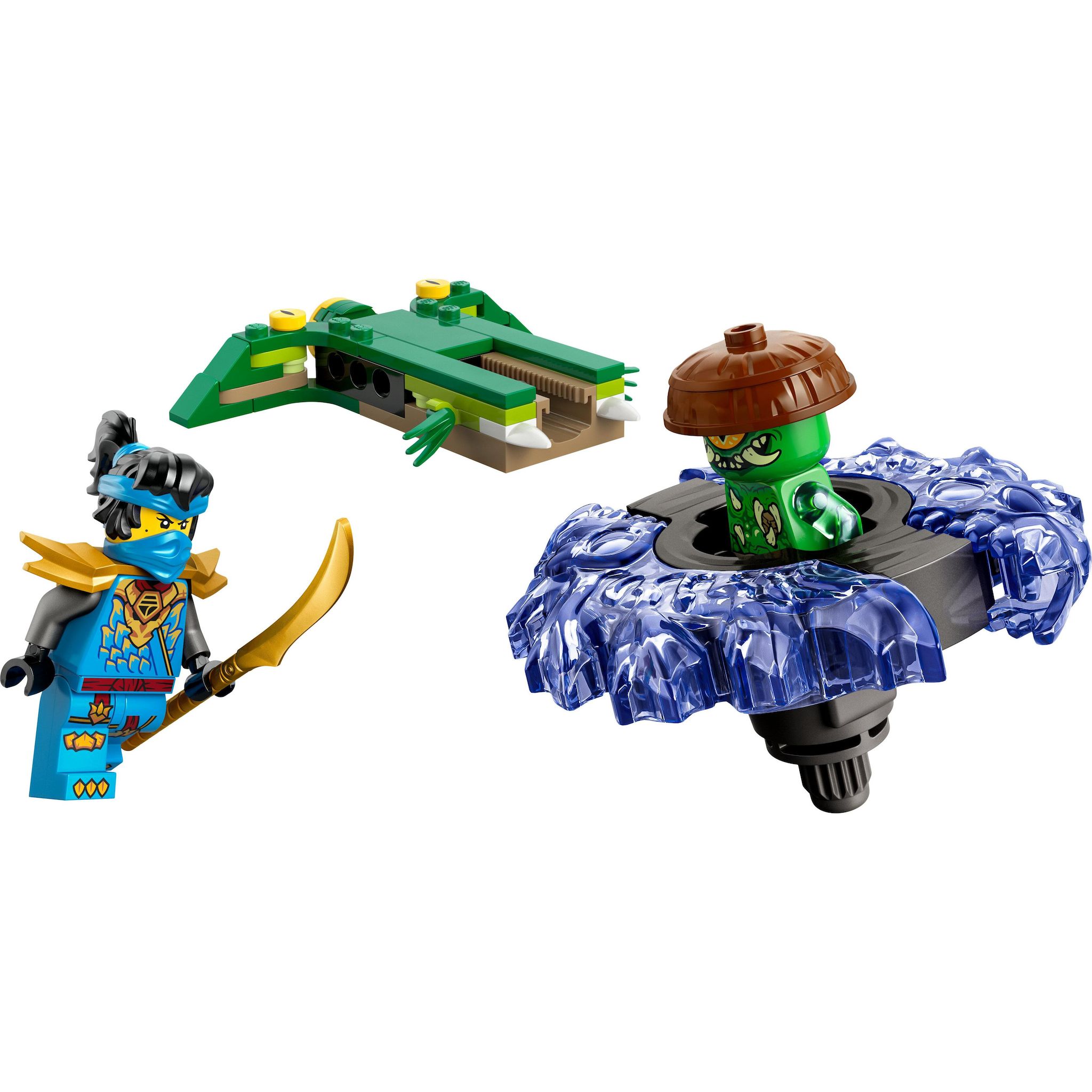 Voir la diapositive 2 : LEGO Ninjago 71849 - Nya contre la Toupie du Monstre Mutant