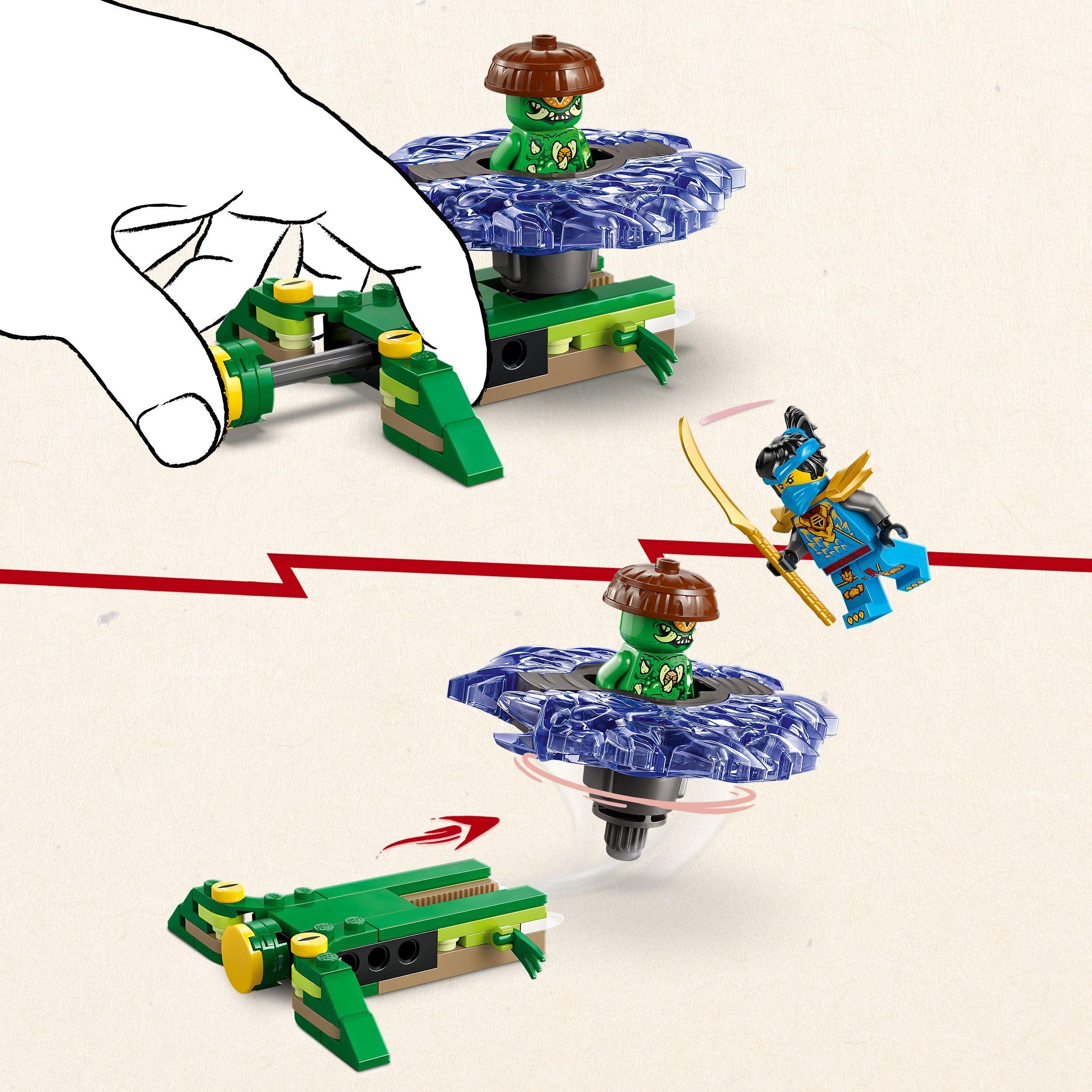 Voir la diapositive 4 : LEGO NINJAGO 71849 Nya contre la Toupie du Monstre Mutant - Jeu de Construction 6 ans