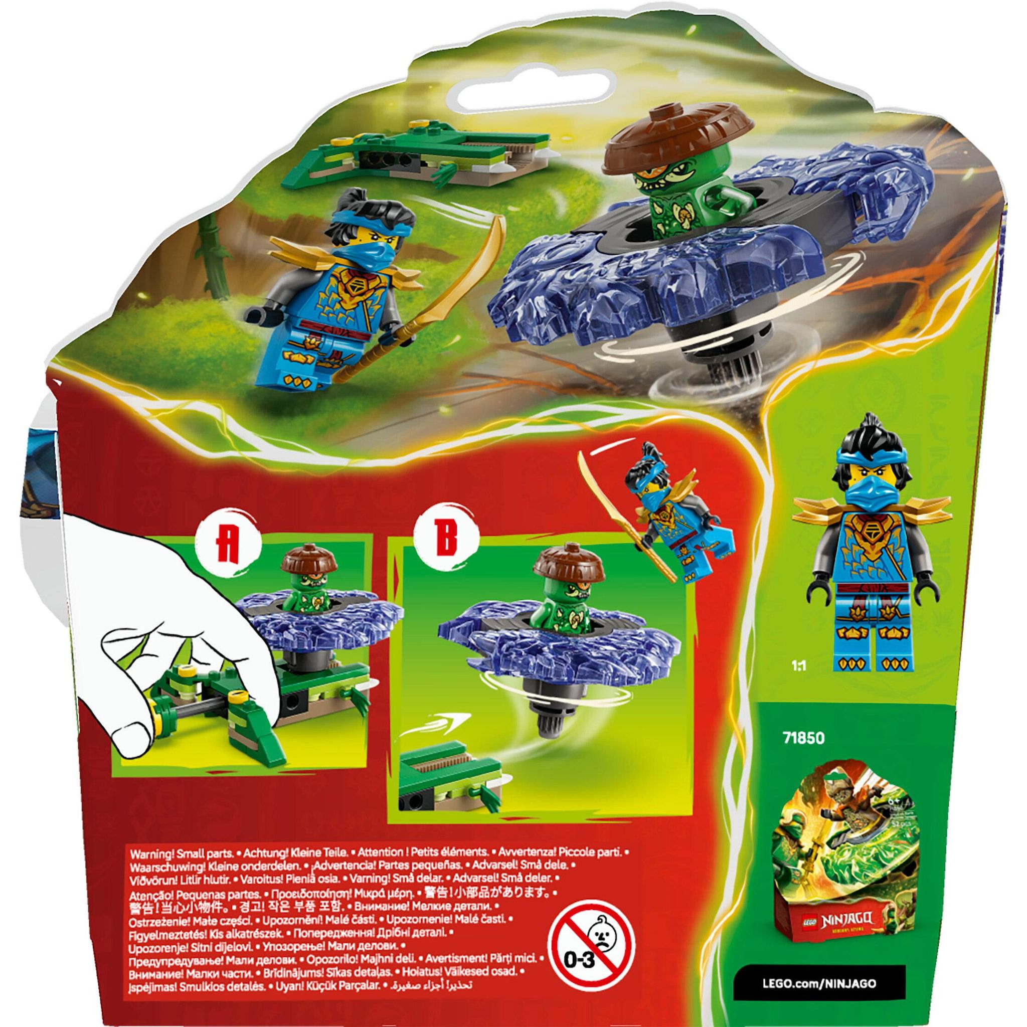 Voir la diapositive 8 : LEGO Ninjago 71849 - Nya contre la Toupie du Monstre Mutant