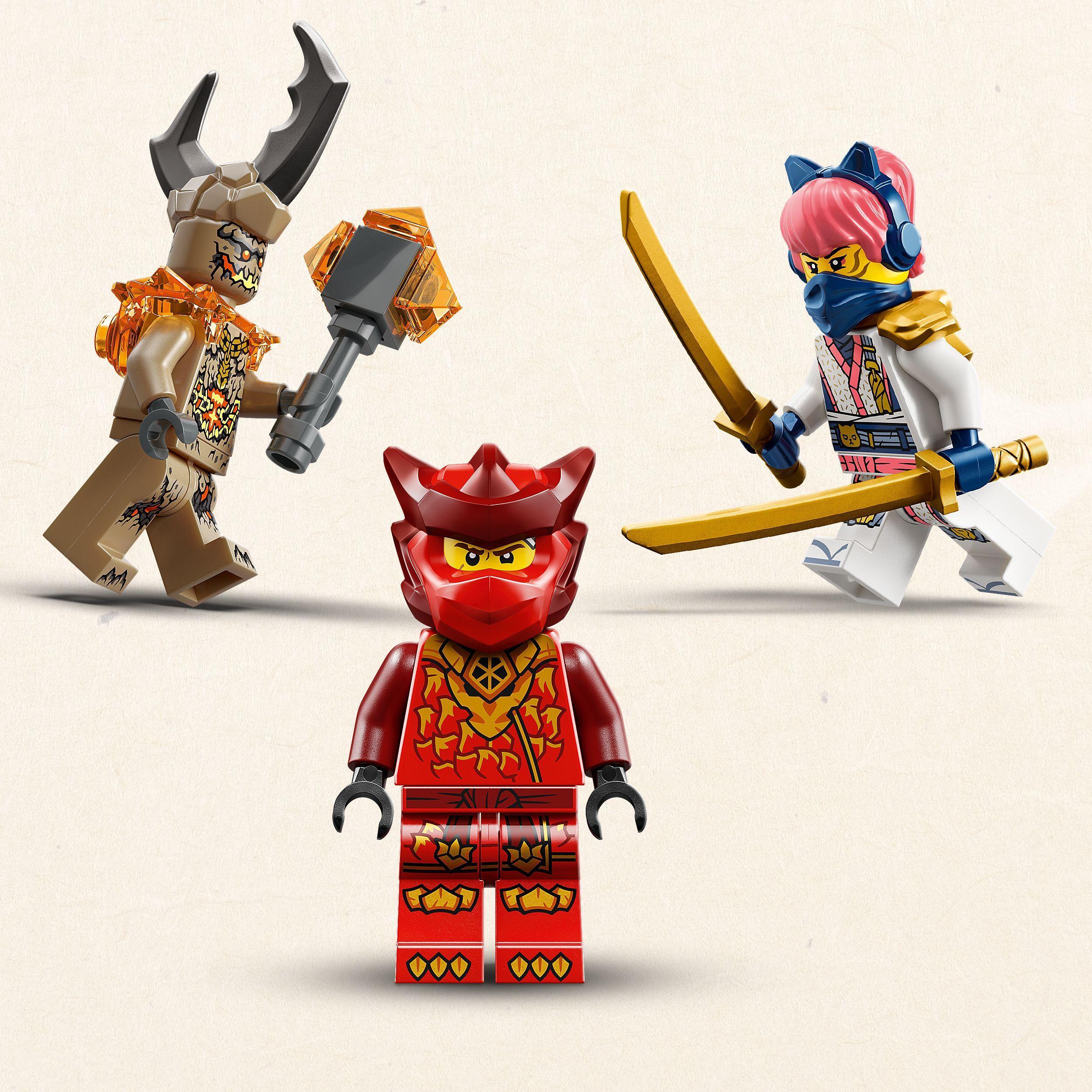 Voir la diapositive 5 : LEGO NINJAGO 71851 Pack de Combat : le Robot Dragon de Kai - Jouet de Construction 6 ans