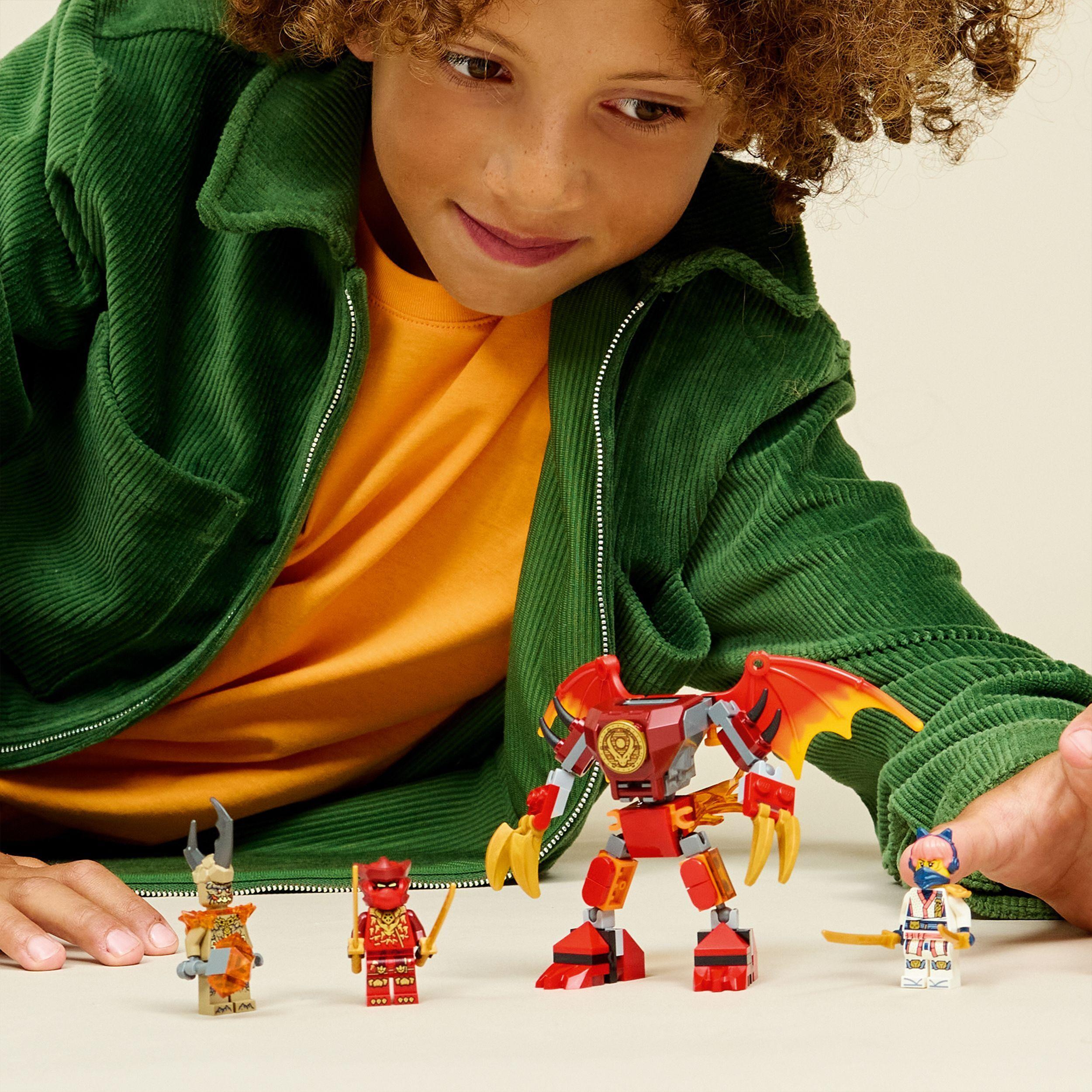 Voir la diapositive 7 : LEGO NINJAGO 71851 Pack de Combat : le Robot Dragon de Kai - Jouet de Construction 6 ans
