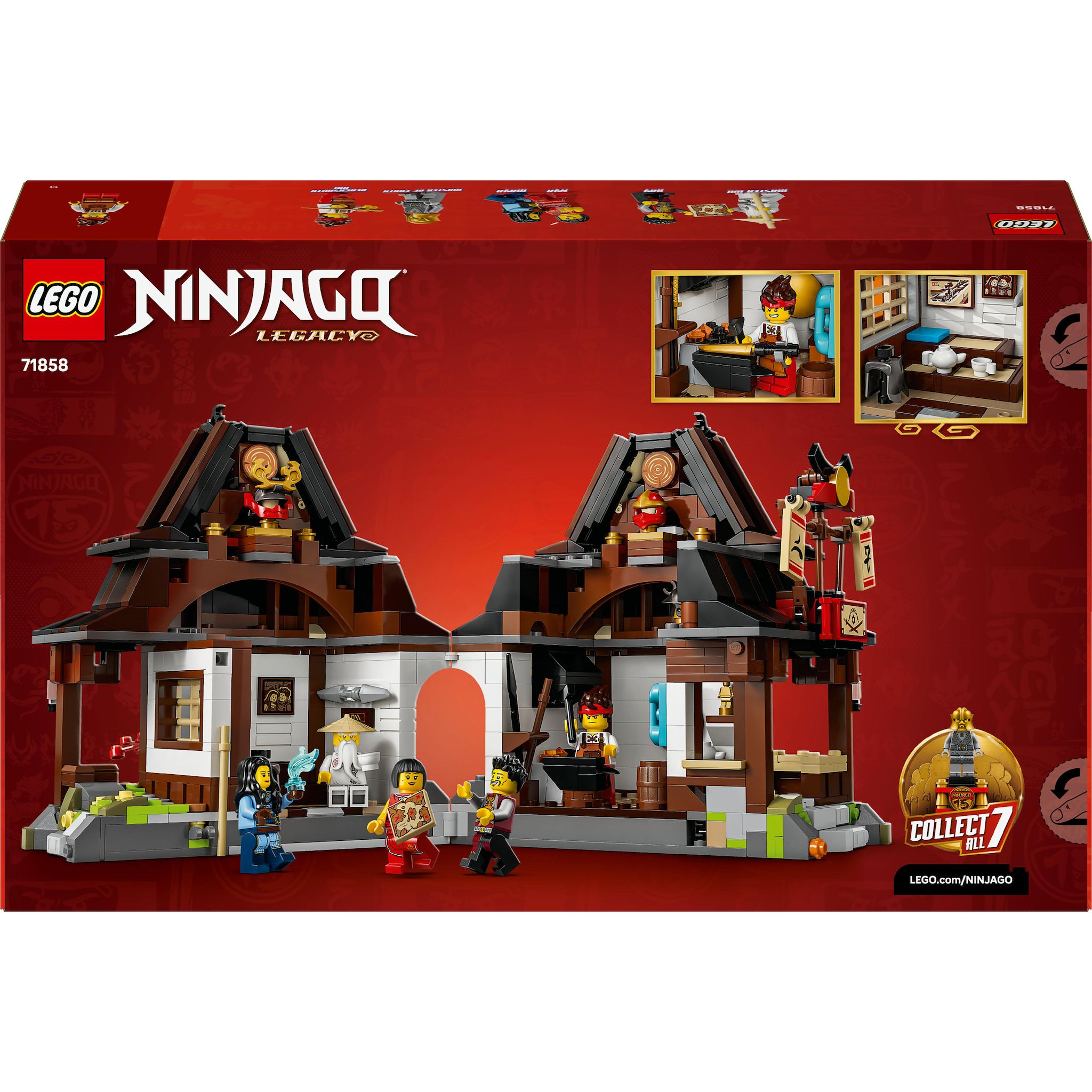 Voir la diapositive 8 : LEGO Ninjago 71858 - 15e Anniversaire : La Forge des Quatre Armes