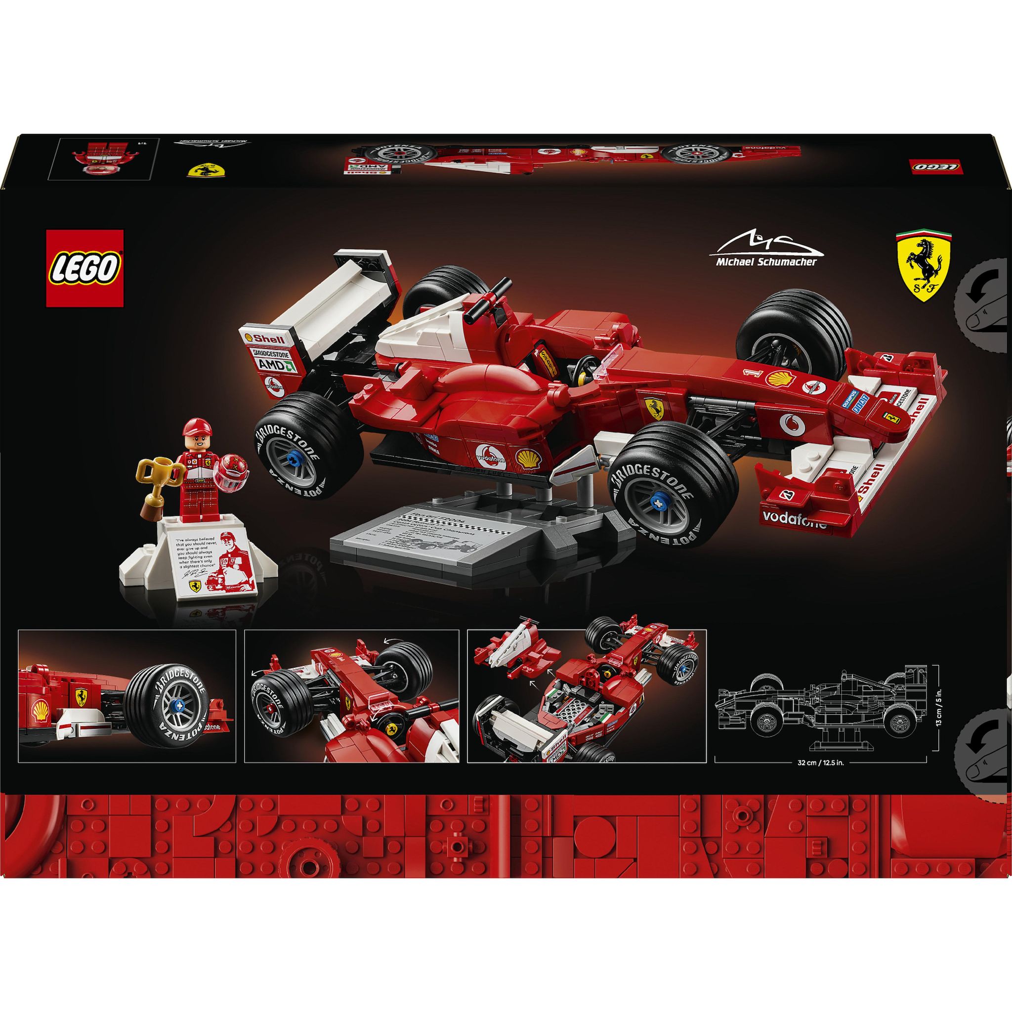 Voir la diapositive 3 : LEGO Icons 11375 - Ferrari F2004 Michael Schumacher