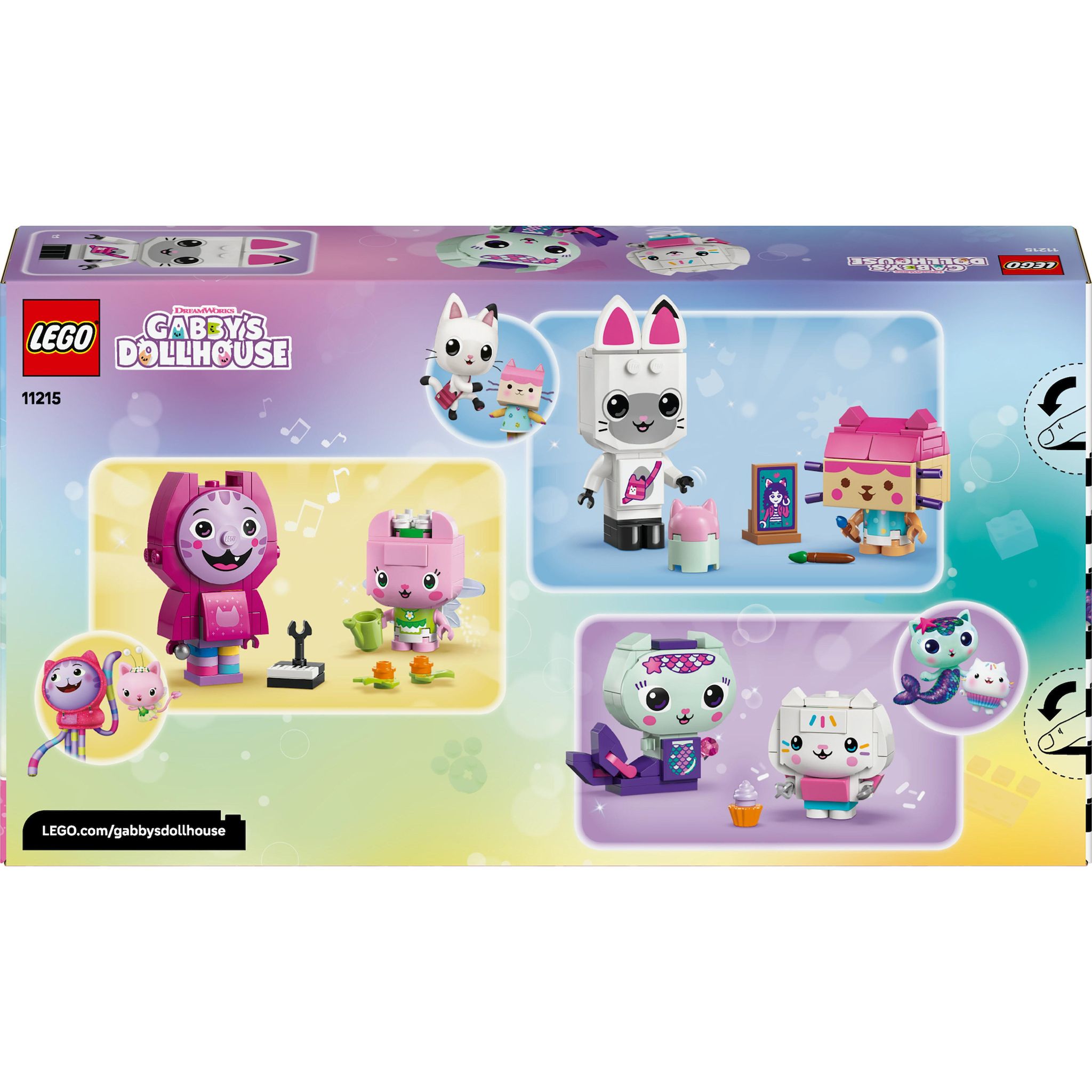 Voir la diapositive 8 : LEGO Gabby et la Maison Magique 11215 - Les Gabbychats en Briques