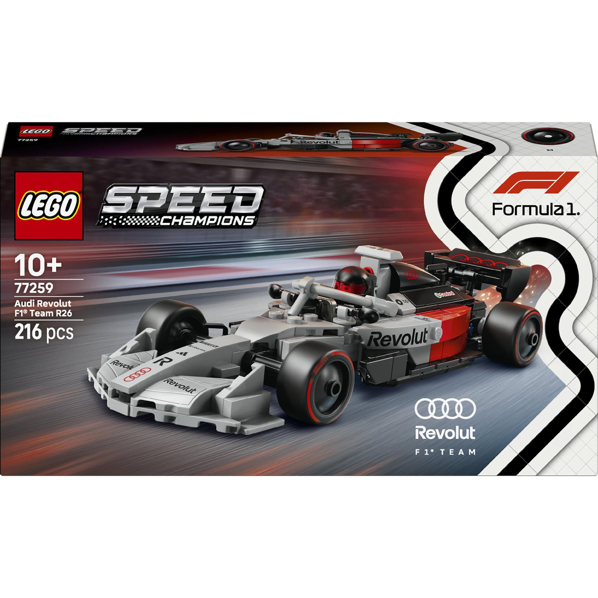 LEGO Speed Champions 77259 - Voiture de course Audi Revolut F1 Team R26