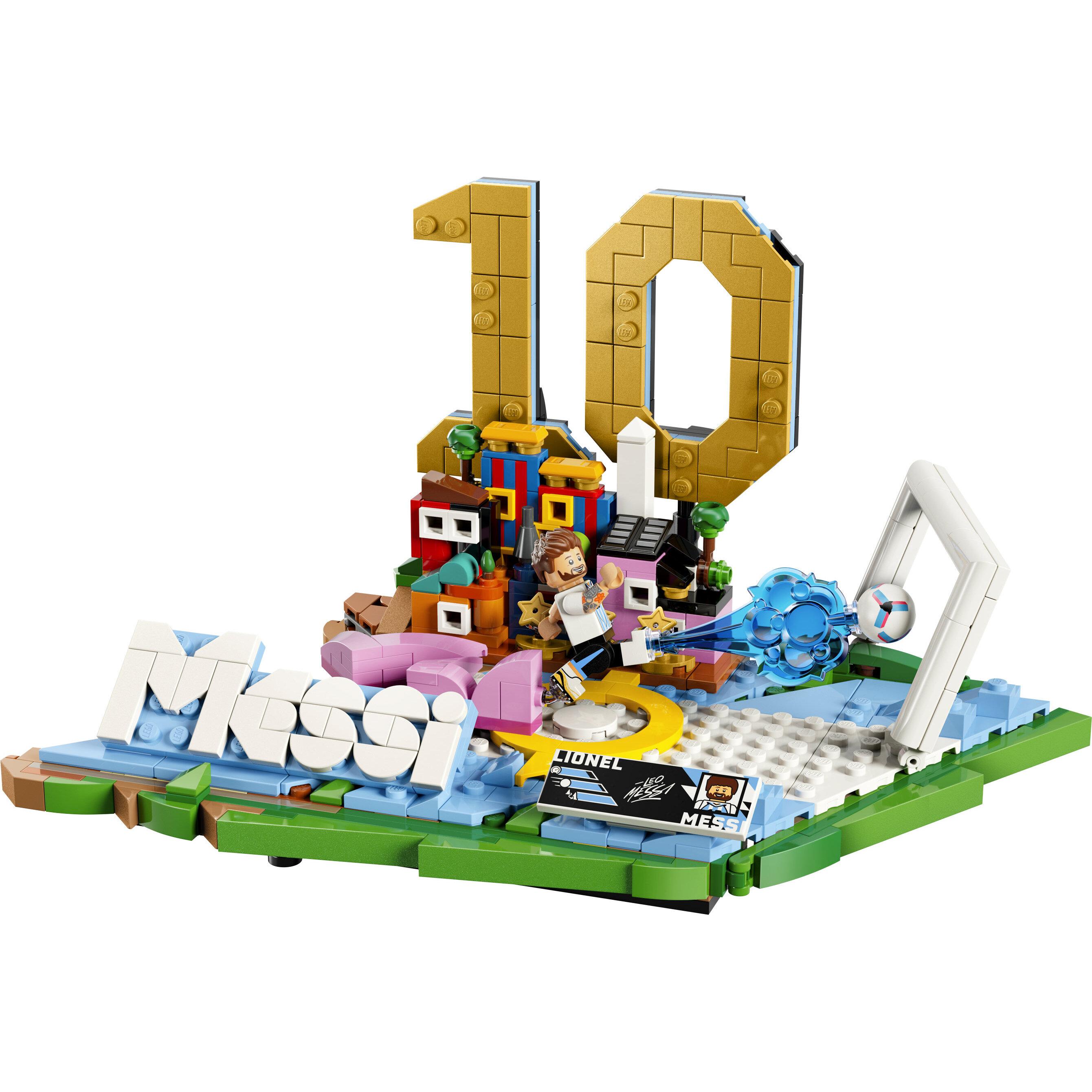 Voir la diapositive 2 : LEGO LEGO Editions 43011 Lionel Messi – Best Of - Jeu 10 ans - Décoration de Chambre d'Enfant