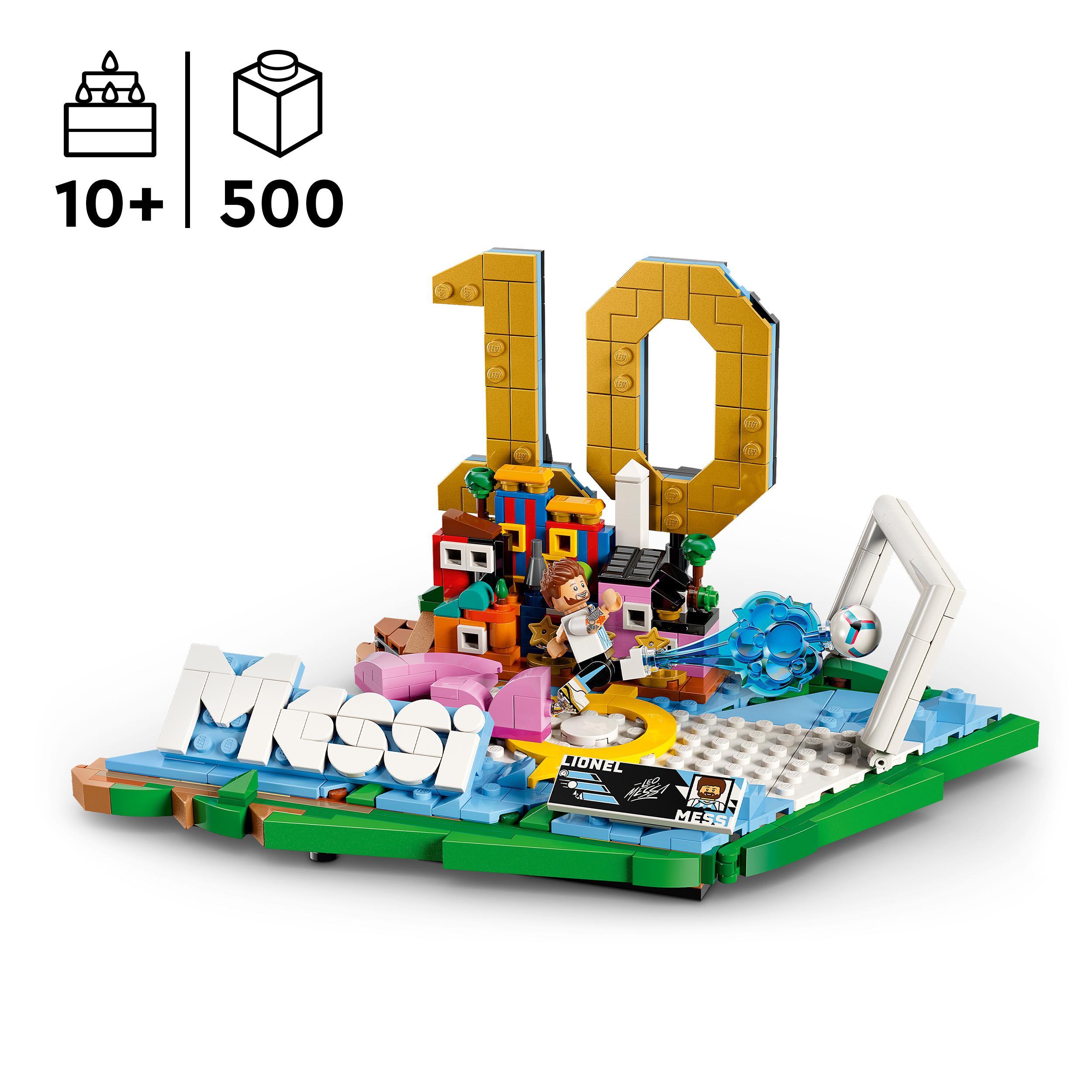 Voir la diapositive 3 : LEGO LEGO Editions 43011 Lionel Messi – Best Of - Jeu 10 ans - Décoration de Chambre d'Enfant