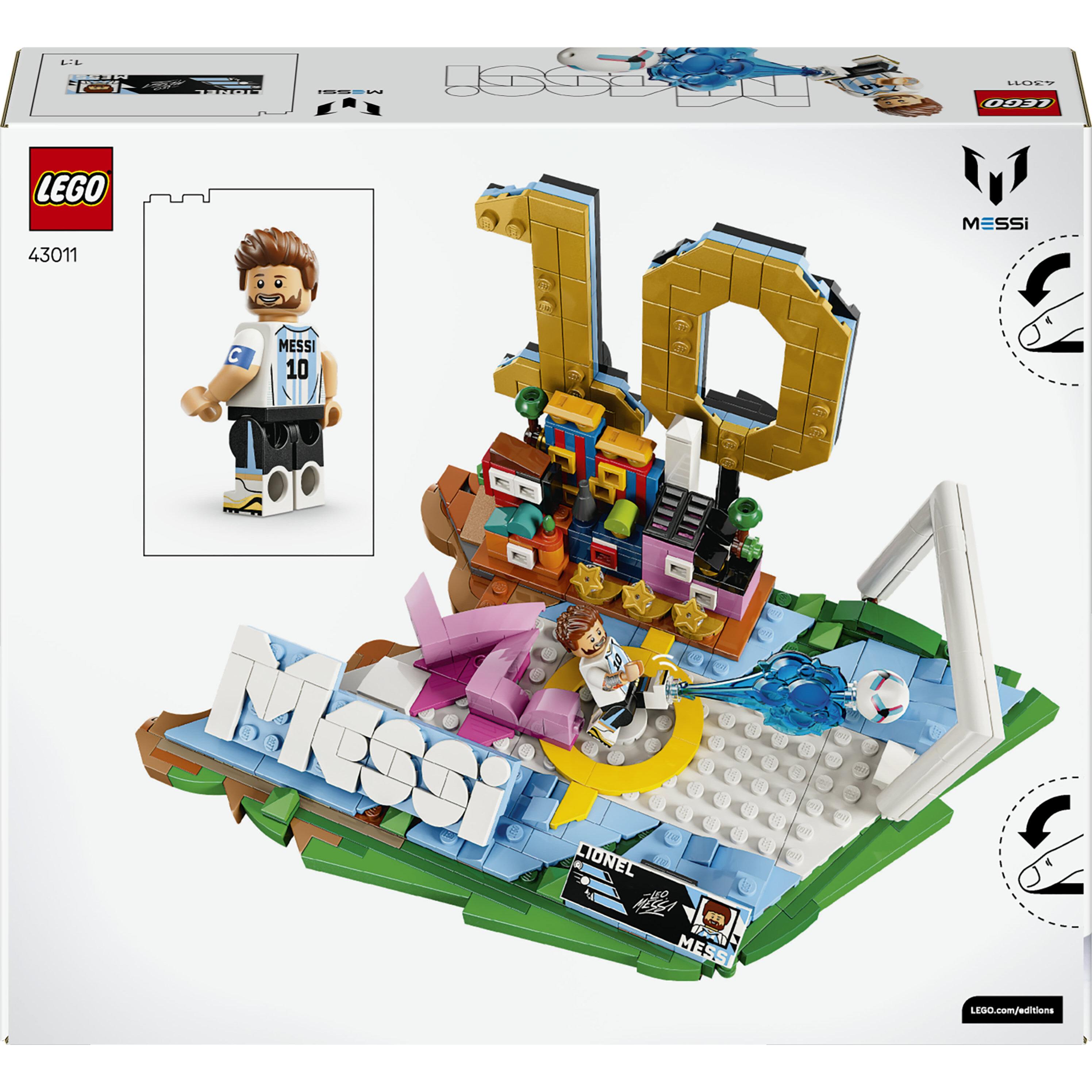 Voir la diapositive 7 : LEGO LEGO Editions 43011 Lionel Messi – Best Of - Jeu 10 ans - Décoration de Chambre d'Enfant