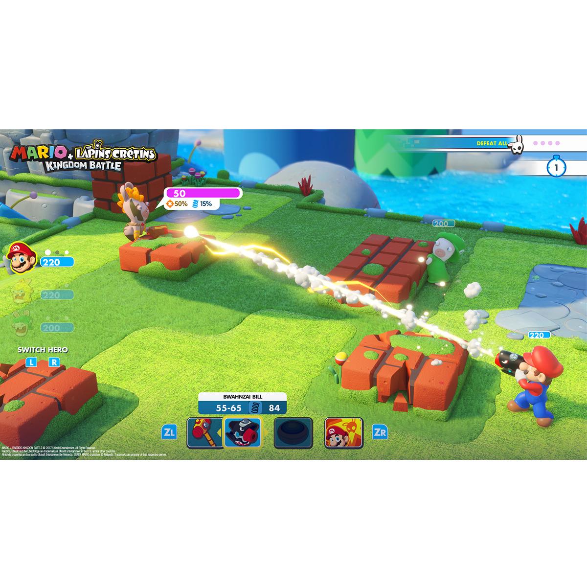 Voir la diapositive 2 : Mario + Lapins Crétins Kingdom Battle / Mario + Lapins Crétins Sparks of Hope - Code de téléchargement - Nintendo Switch