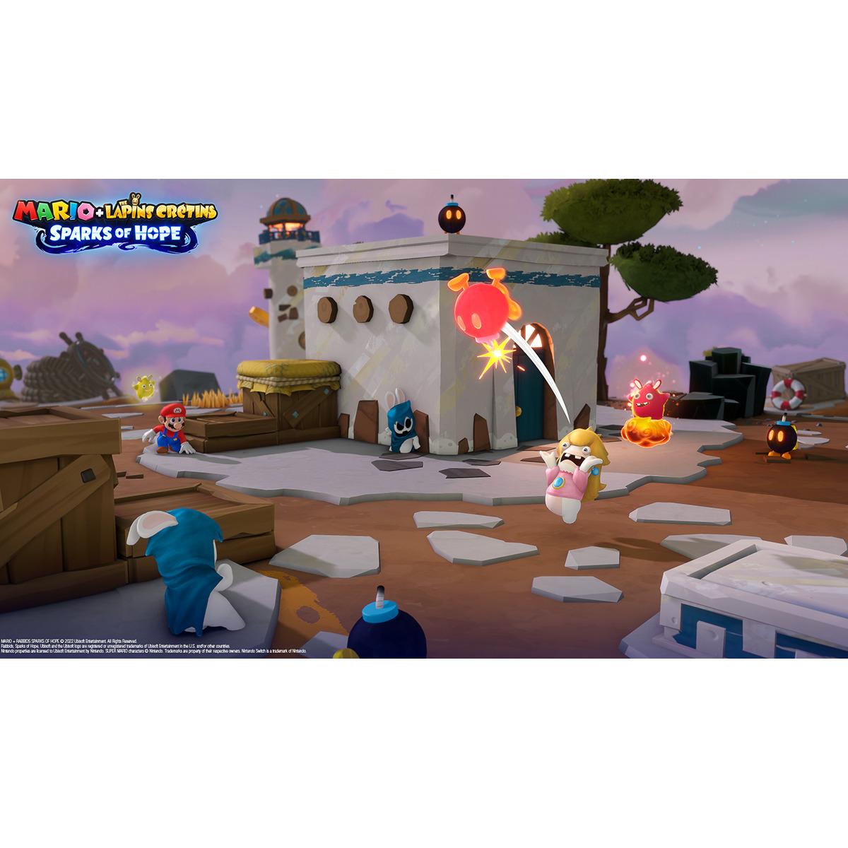 Voir la diapositive 7 : Mario + Lapins Crétins Kingdom Battle / Mario + Lapins Crétins Sparks of Hope - Code de téléchargement - Nintendo Switch