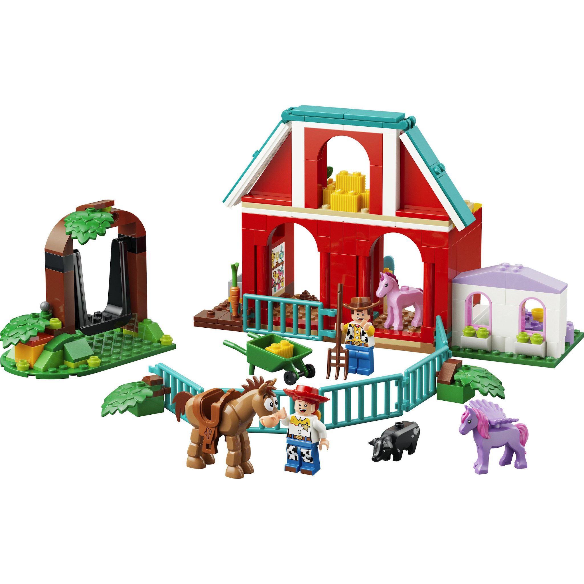Voir la diapositive 2 : LEGO Disney 43304 - Le Ranch de Blaze Toy Story 5 - Jeu Éducatif 4 ans - Cadeau