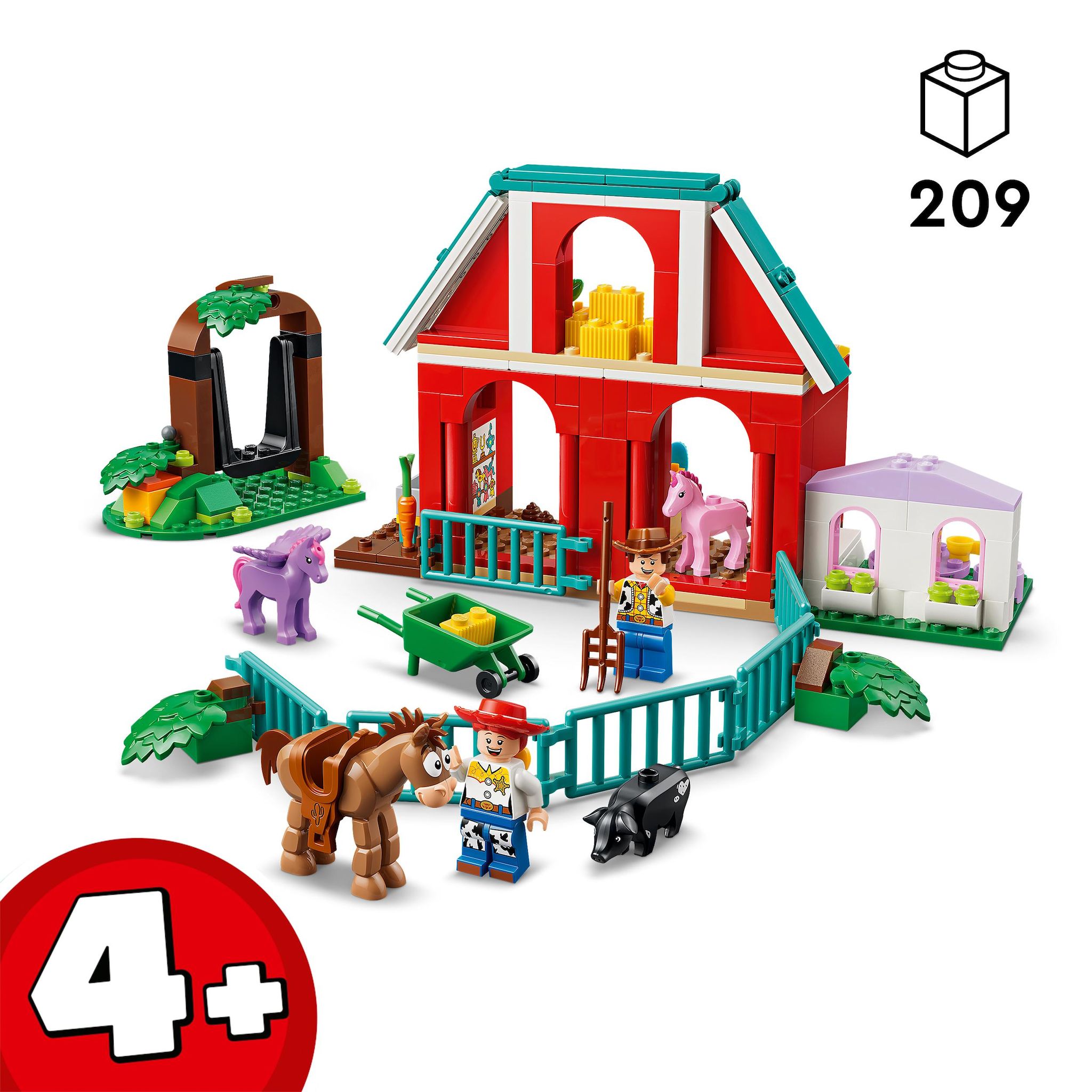 Voir la diapositive 3 : LEGO Disney 43304 - Le Ranch de Blaze Toy Story 5 - Jeu Éducatif 4 ans - Cadeau