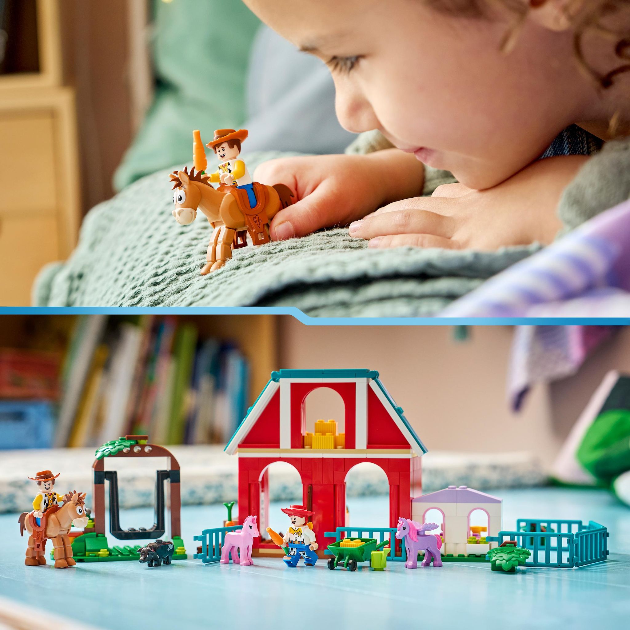 Voir la diapositive 6 : LEGO Disney 43304 - Le Ranch de Blaze Toy Story 5 - Jeu Éducatif 4 ans - Cadeau