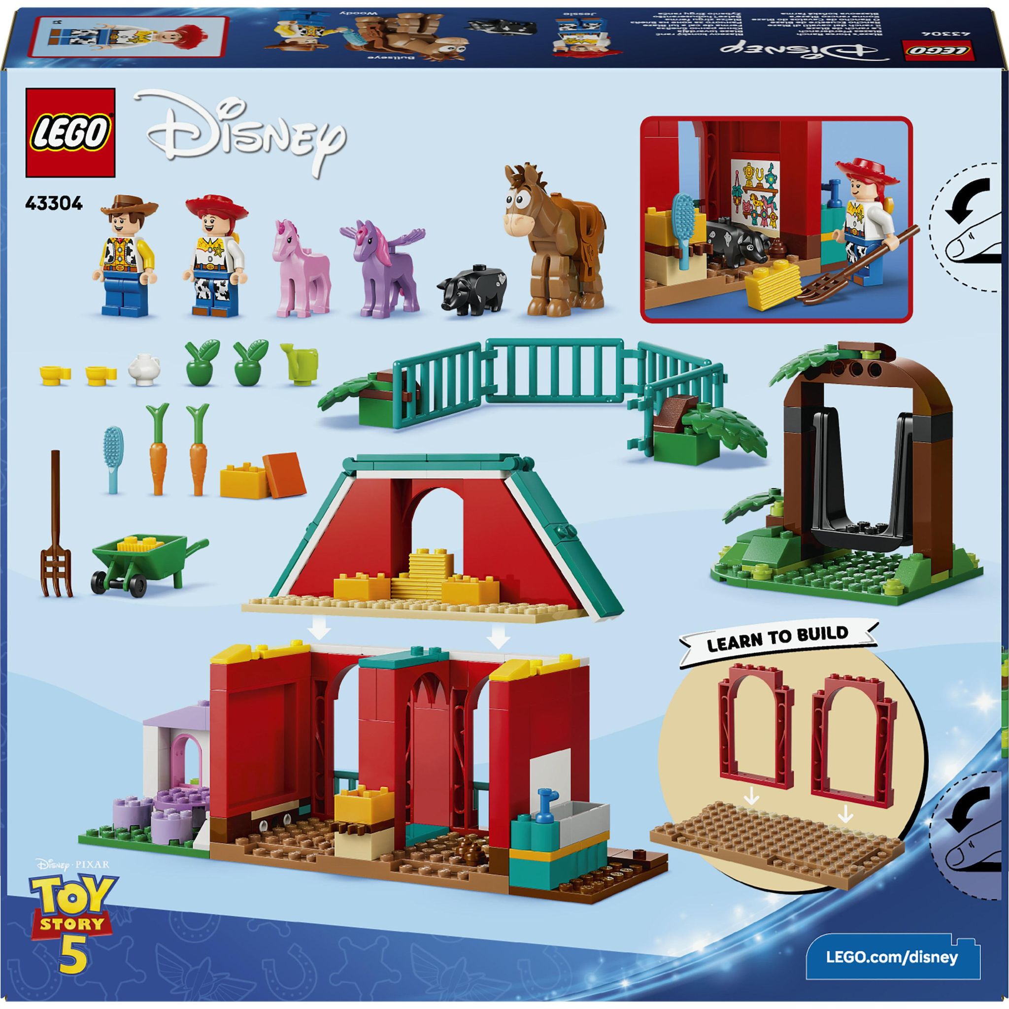 Voir la diapositive 7 : LEGO Disney 43304 - Le Ranch de Blaze Toy Story 5 - Jeu Éducatif 4 ans - Cadeau