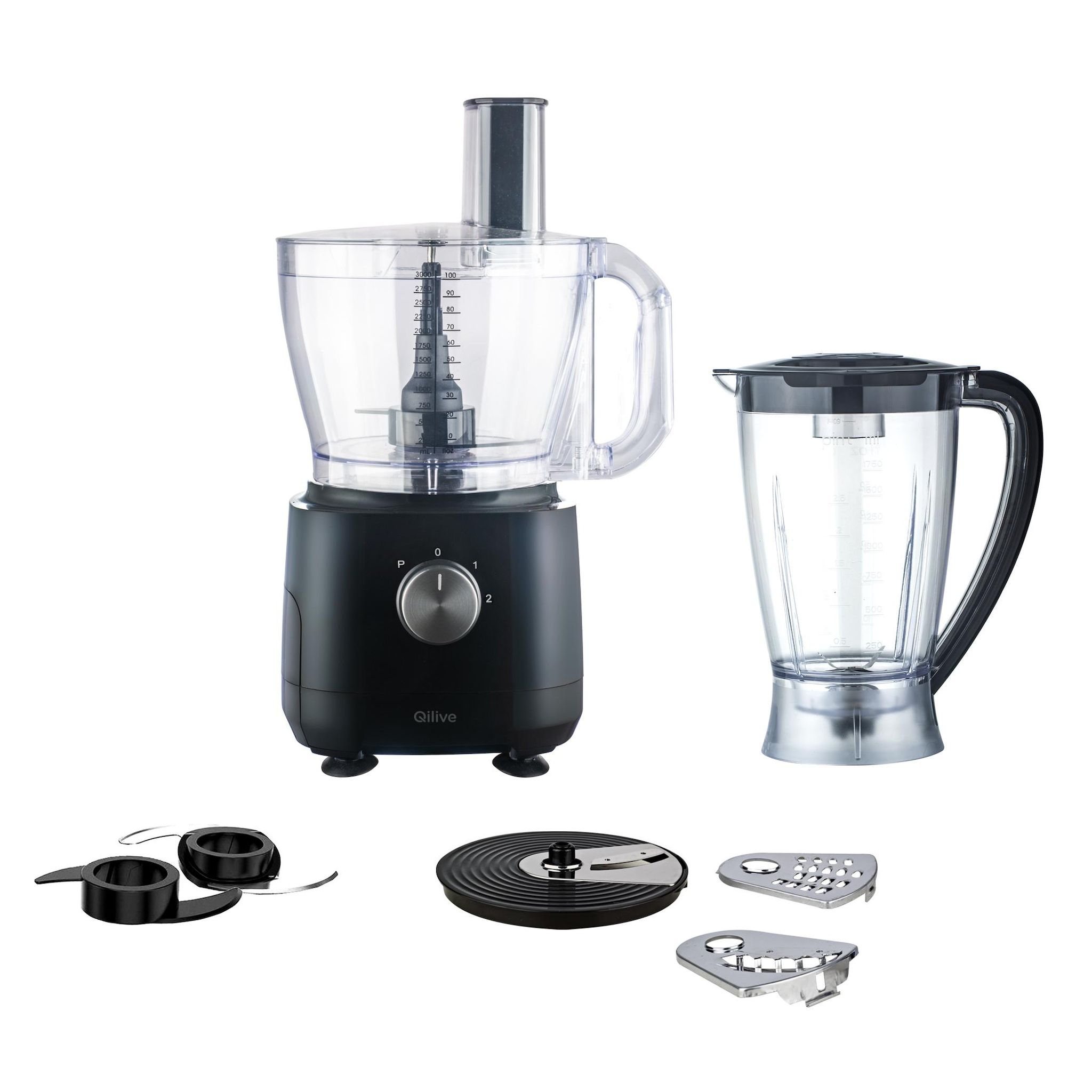 QILIVE Robot multifonction avec blender Q.5462 - Noir