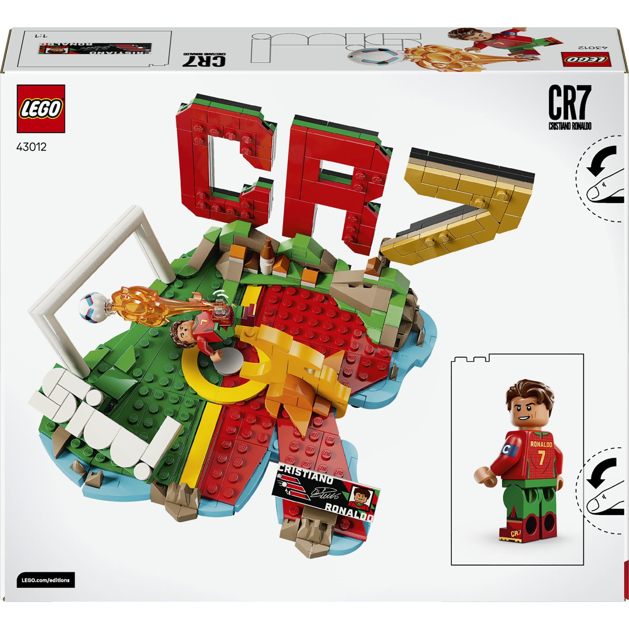 Voir la diapositive 7 : LEGO Editions 43012 - Cristiano Ronaldo CR7