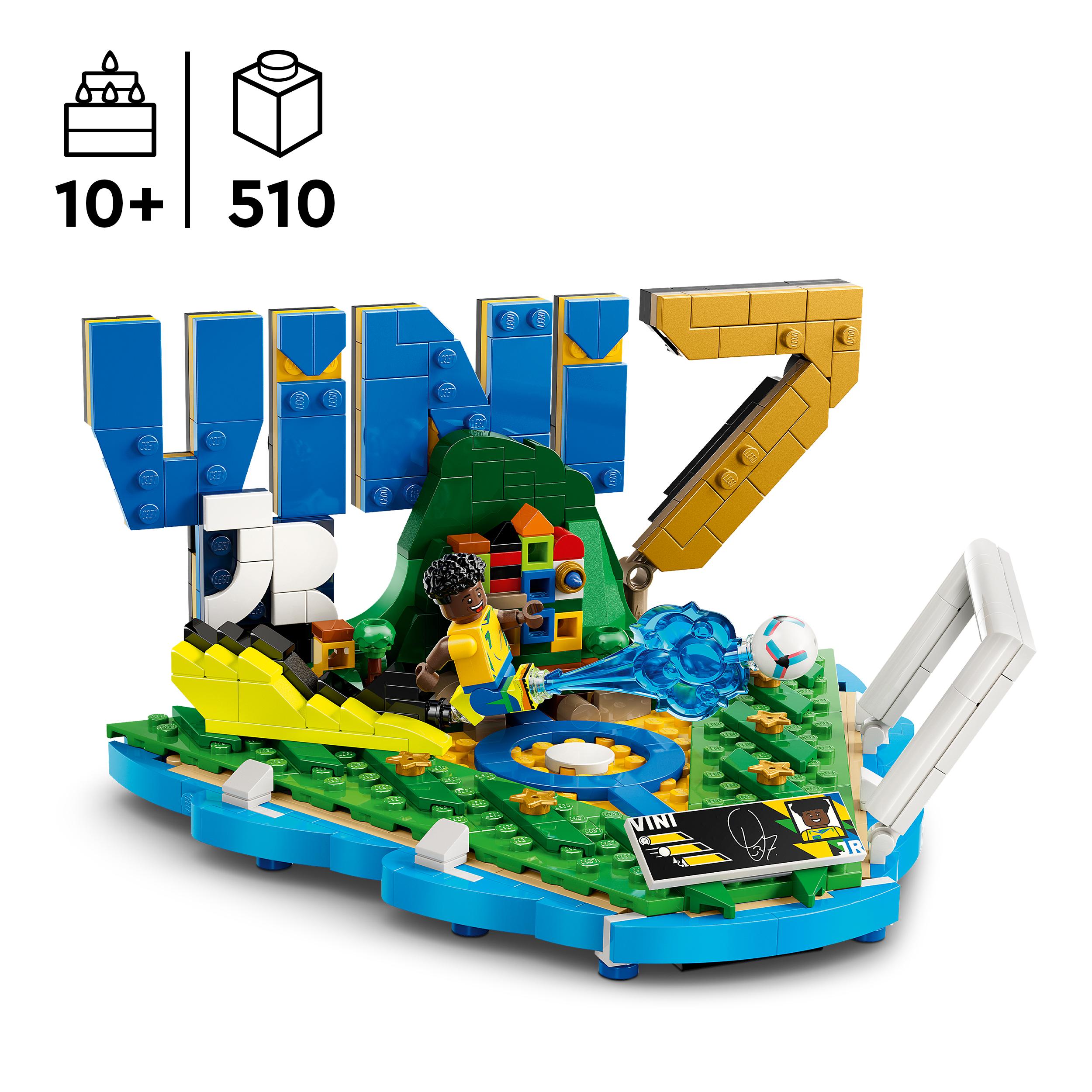 Voir la diapositive 3 : LEGO LEGO Editions 43027 Vinicius Jr. – Best Of - Jeu 10 ans - Décoration de Chambre d'Enfant