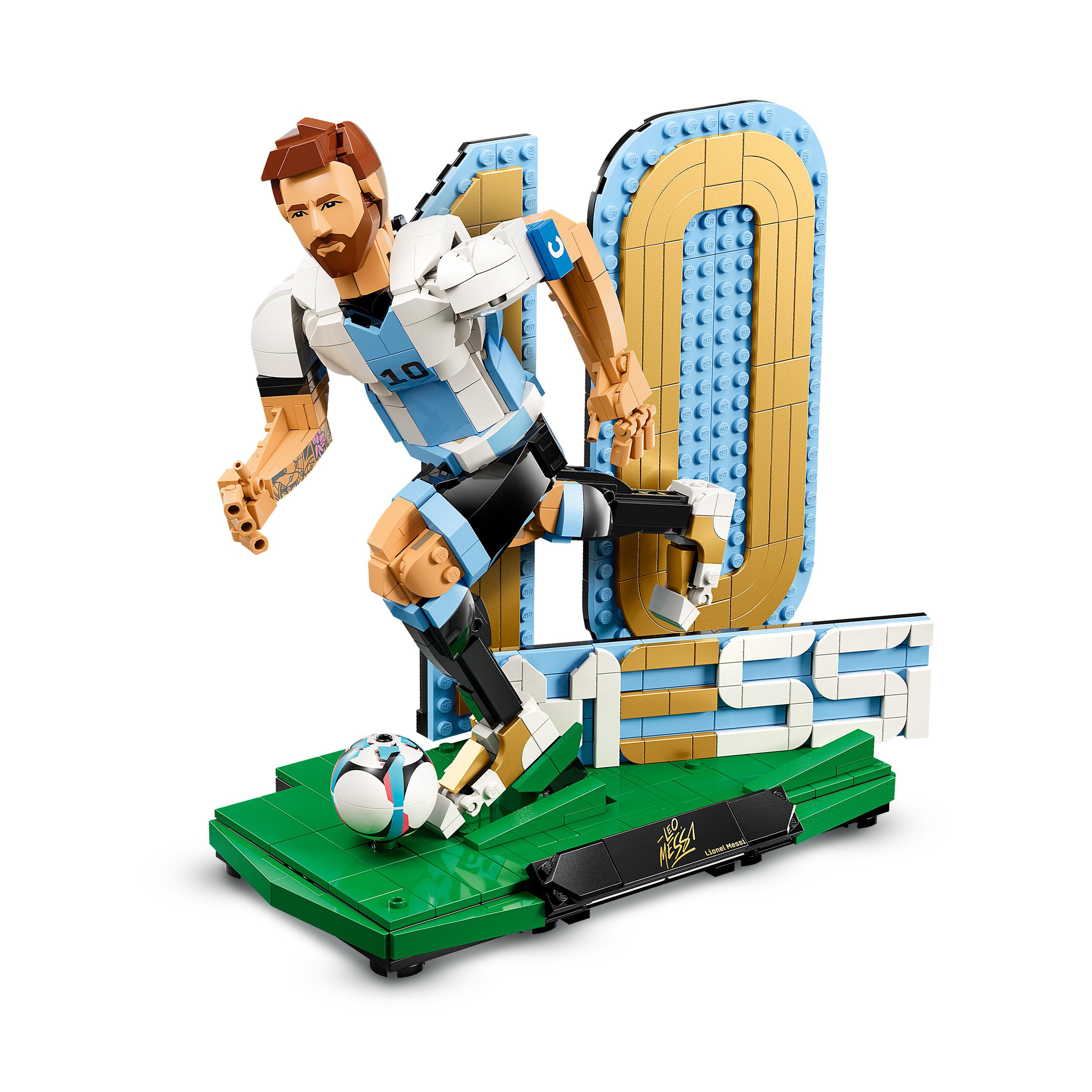 Voir la diapositive 4 : LEGO LEGO Editions 43015 Lionel Messi – Légende du Foot - Jeu 10 ans - Déco Chambre d'Enfant