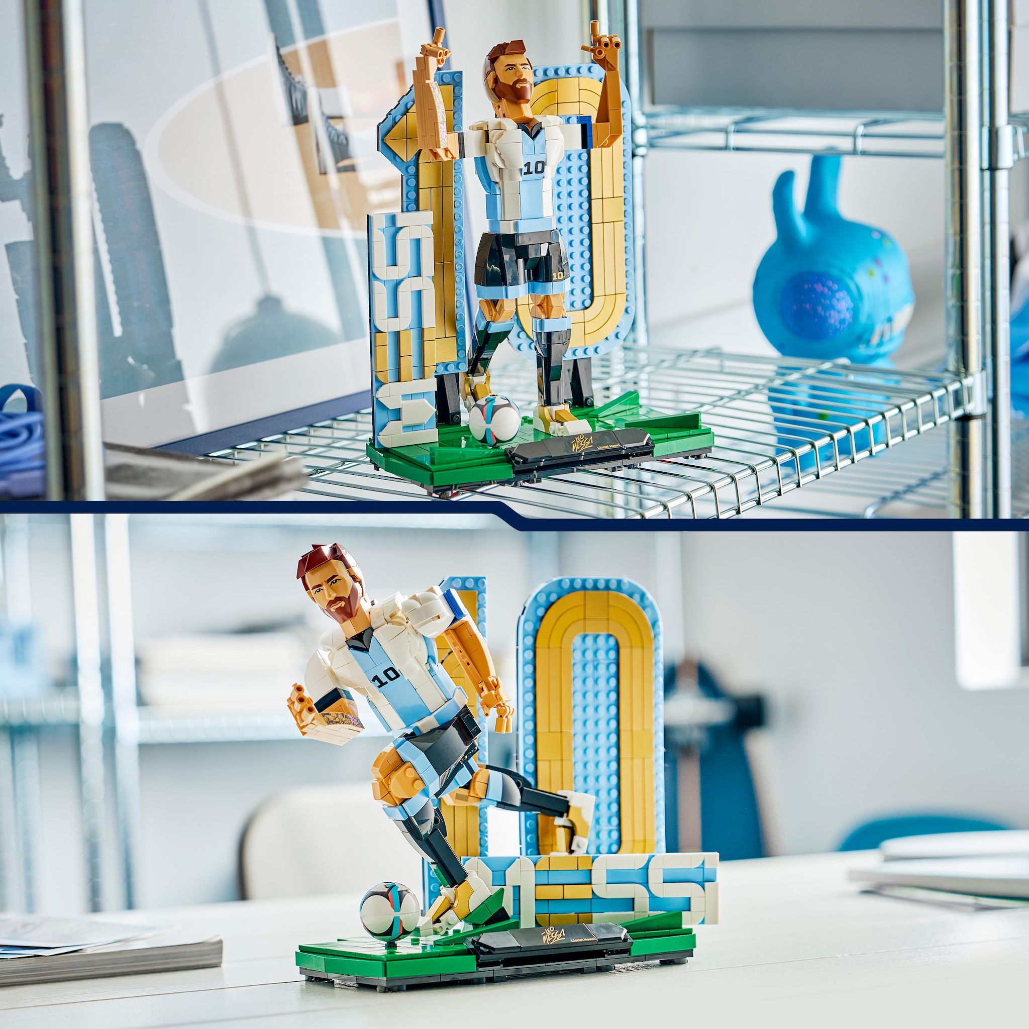 Voir la diapositive 6 : LEGO Editions 43015 - Leo Messi Legend