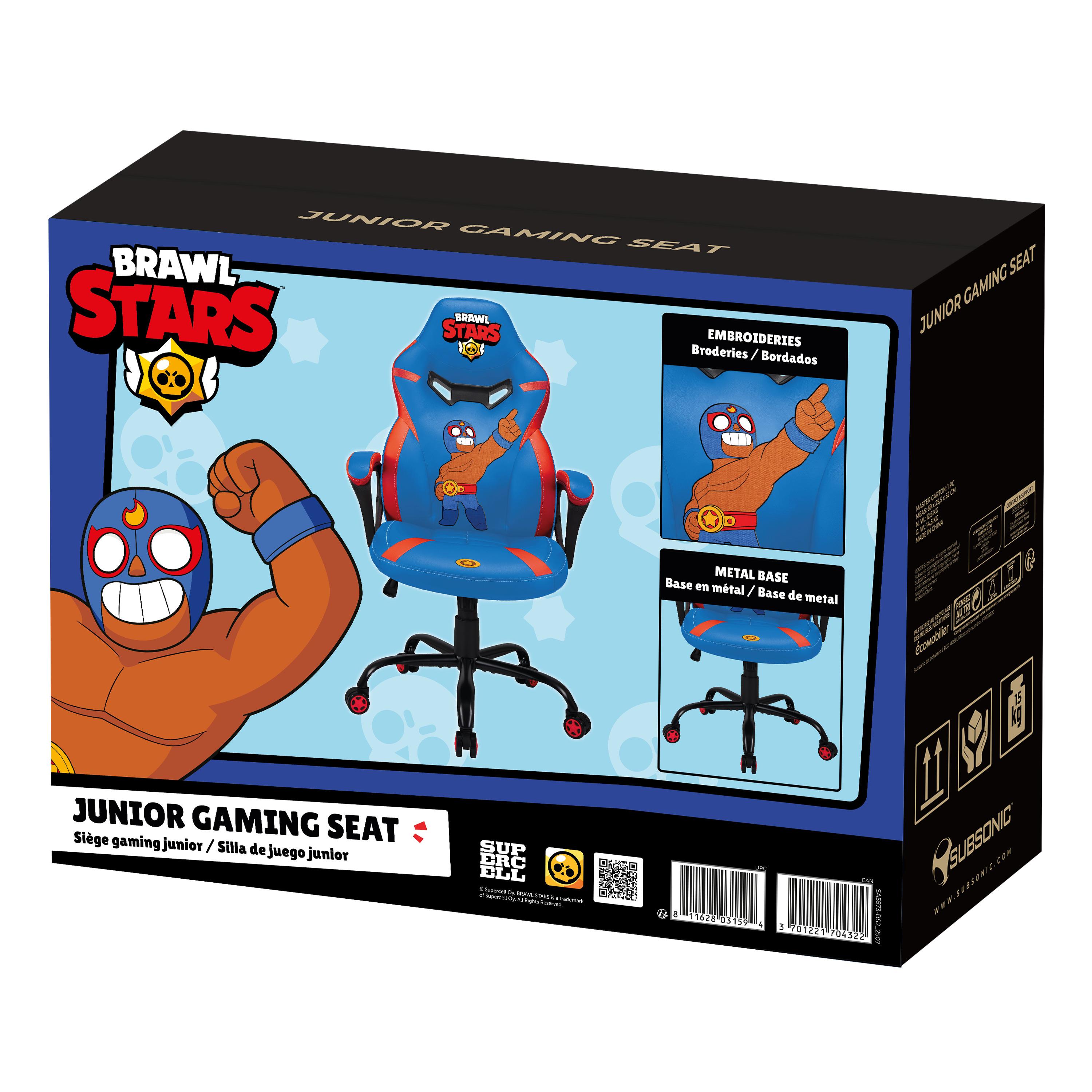 SUBSONIC Siège Gaming Junior Brawl Star Bleu