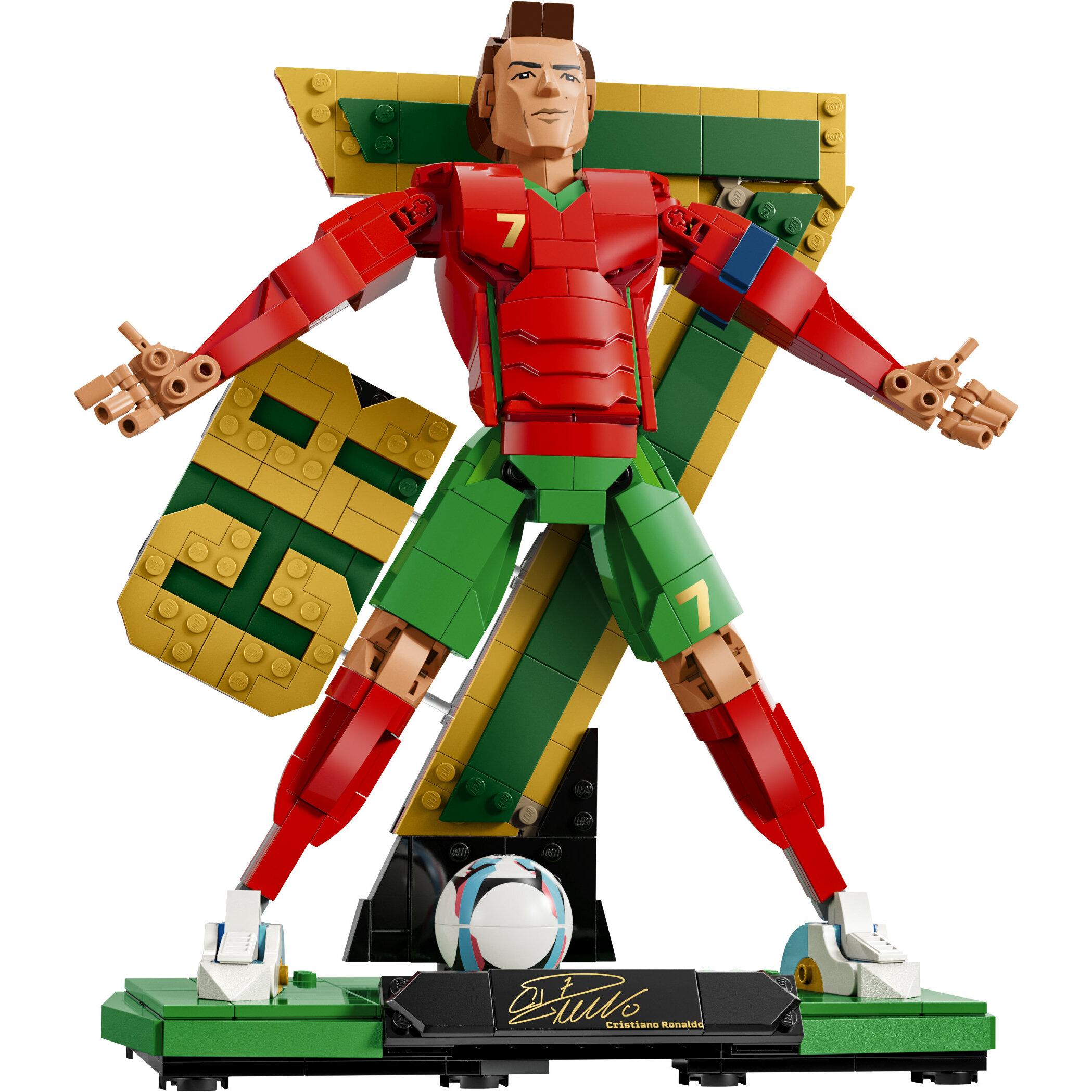 Voir la diapositive 2 : LEGO LEGO Editions 43016 Cristiano Ronaldo – Légende du Foot - Jeu 10 ans - Décoration Chambre