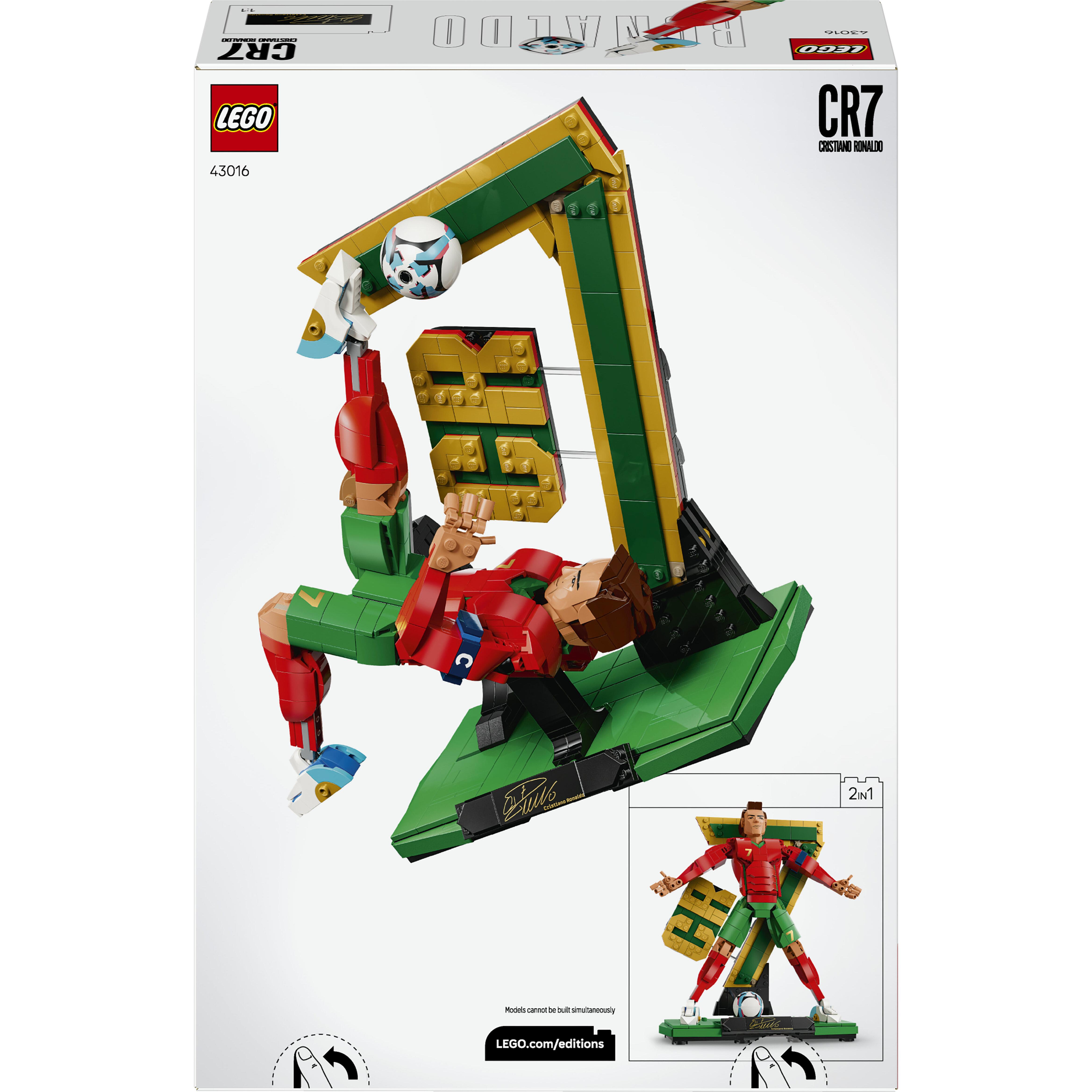 Voir la diapositive 7 : LEGO LEGO Editions 43016 Cristiano Ronaldo – Légende du Foot - Jeu 10 ans - Décoration Chambre