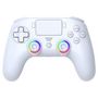 Voir la diapositive 3 : SUBSONIC Manette sans fil LED Blanche PS5
