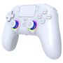Voir la diapositive 4 : SUBSONIC Manette sans fil LED Blanche PS5