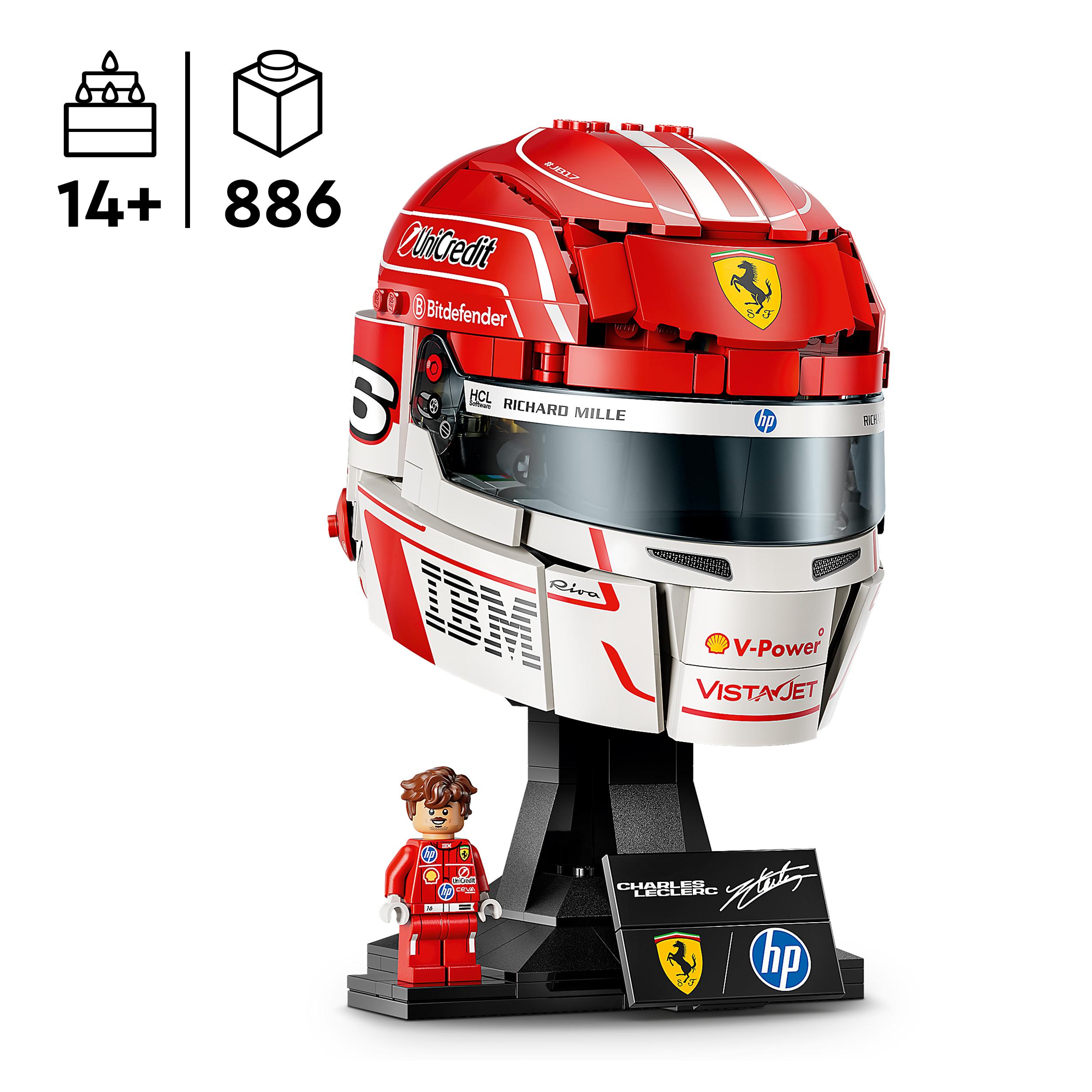 Voir la diapositive 2 : LEGO LEGO Editions 43014 Scuderia Ferrari HP Casque de Charles Leclerc - Maquette Produit F1