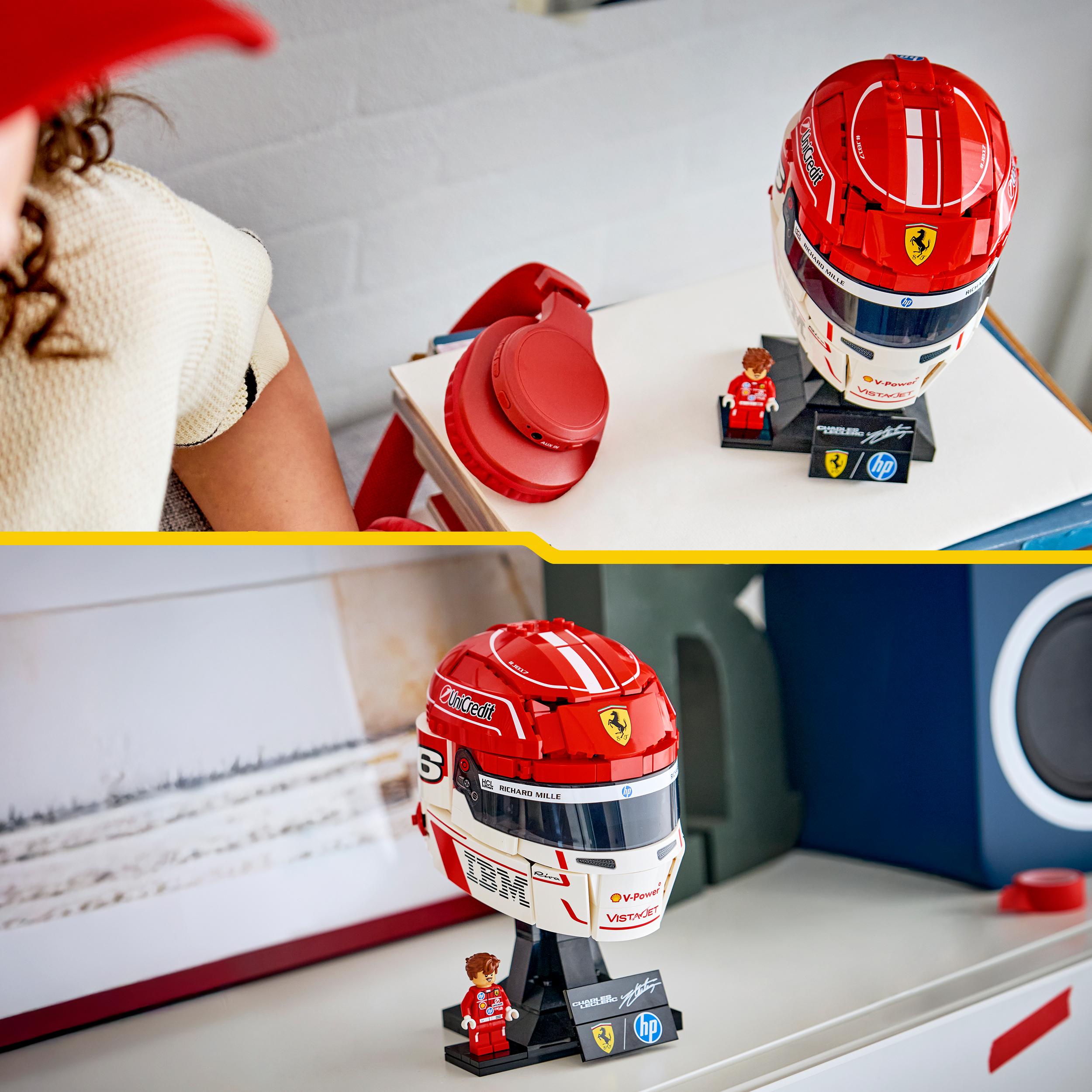 Voir la diapositive 5 : LEGO LEGO Editions 43014 Scuderia Ferrari HP Casque de Charles Leclerc - Maquette Produit F1
