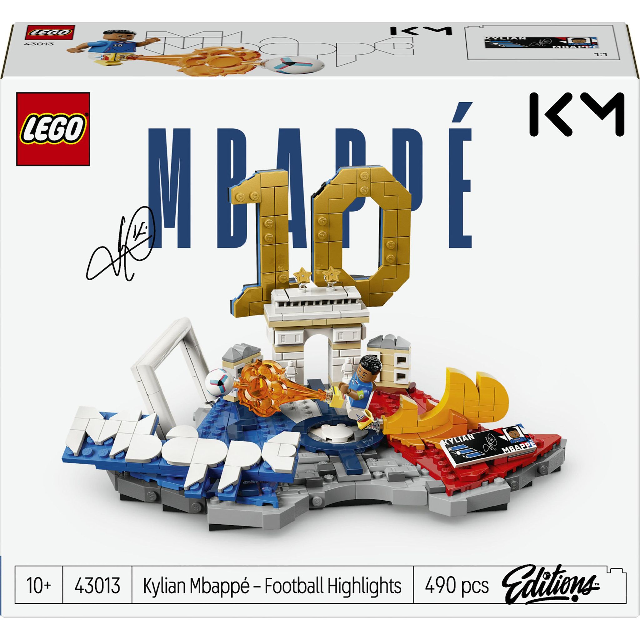Voir la diapositive 1 : LEGO Editions 43013 - Kylian Mbappé