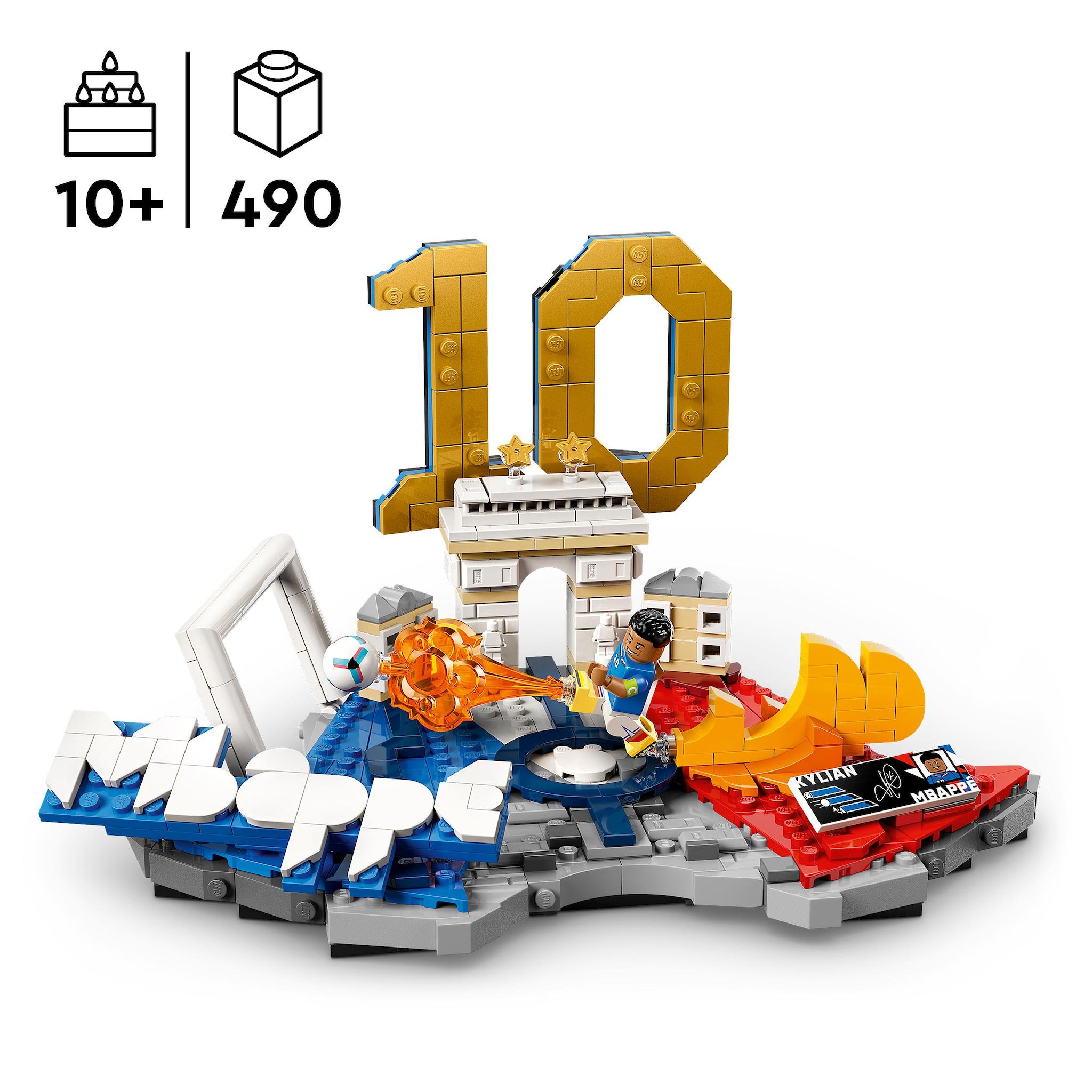 Voir la diapositive 3 : LEGO Editions 43013 - Kylian Mbappé