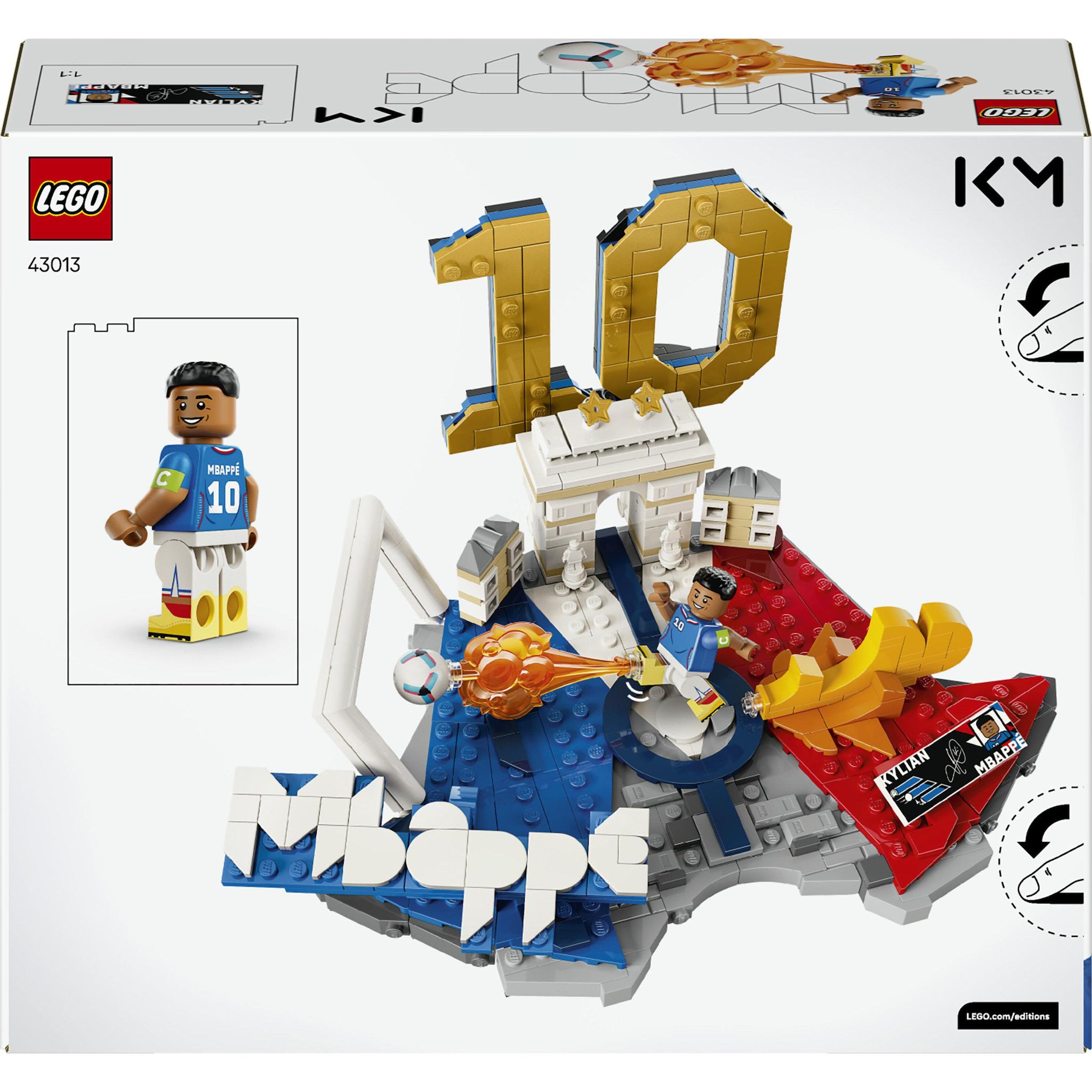 Voir la diapositive 7 : LEGO Editions 43013 - Kylian Mbappé