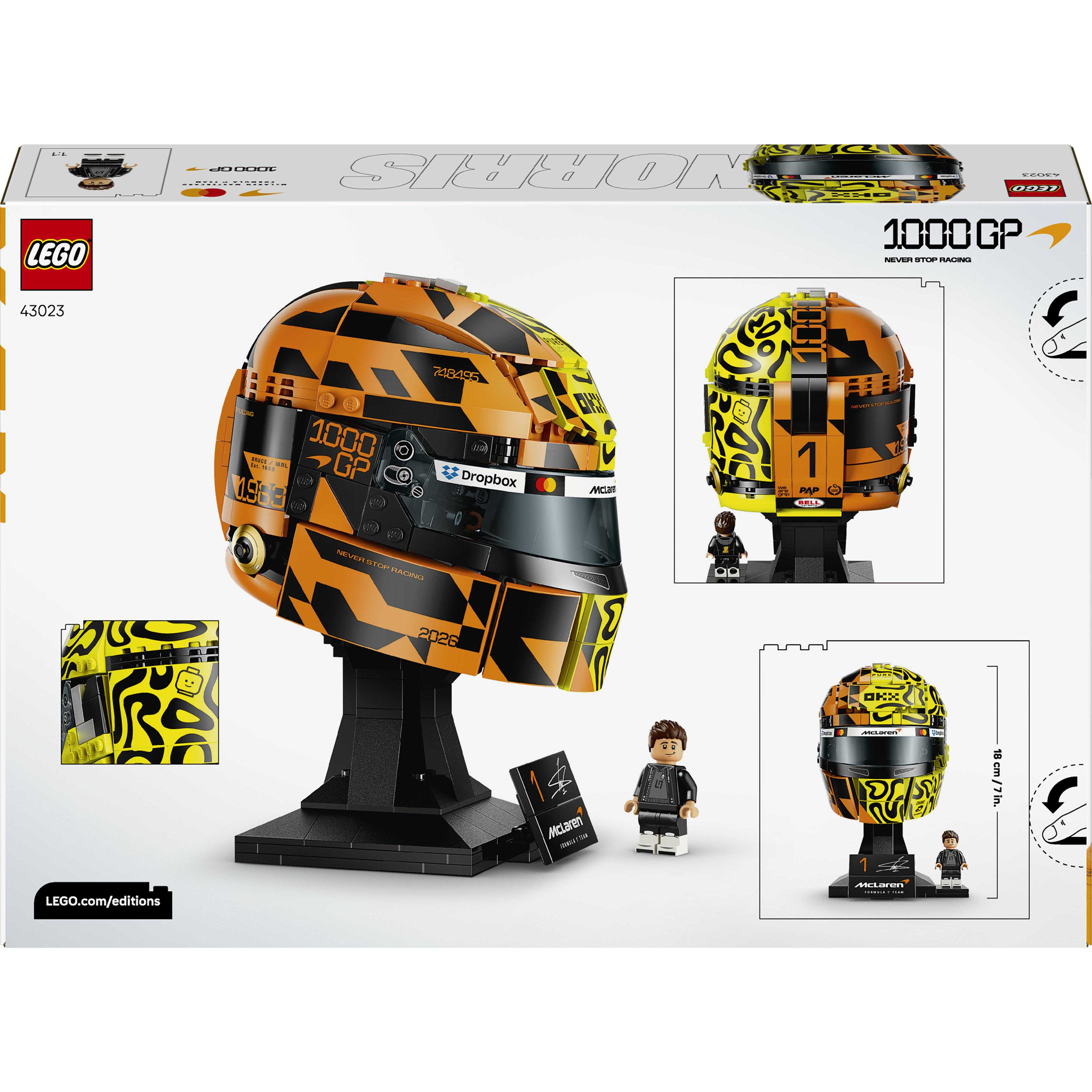 Voir la diapositive 3 : LEGO Editions 43023 - Casque F1 Nooris