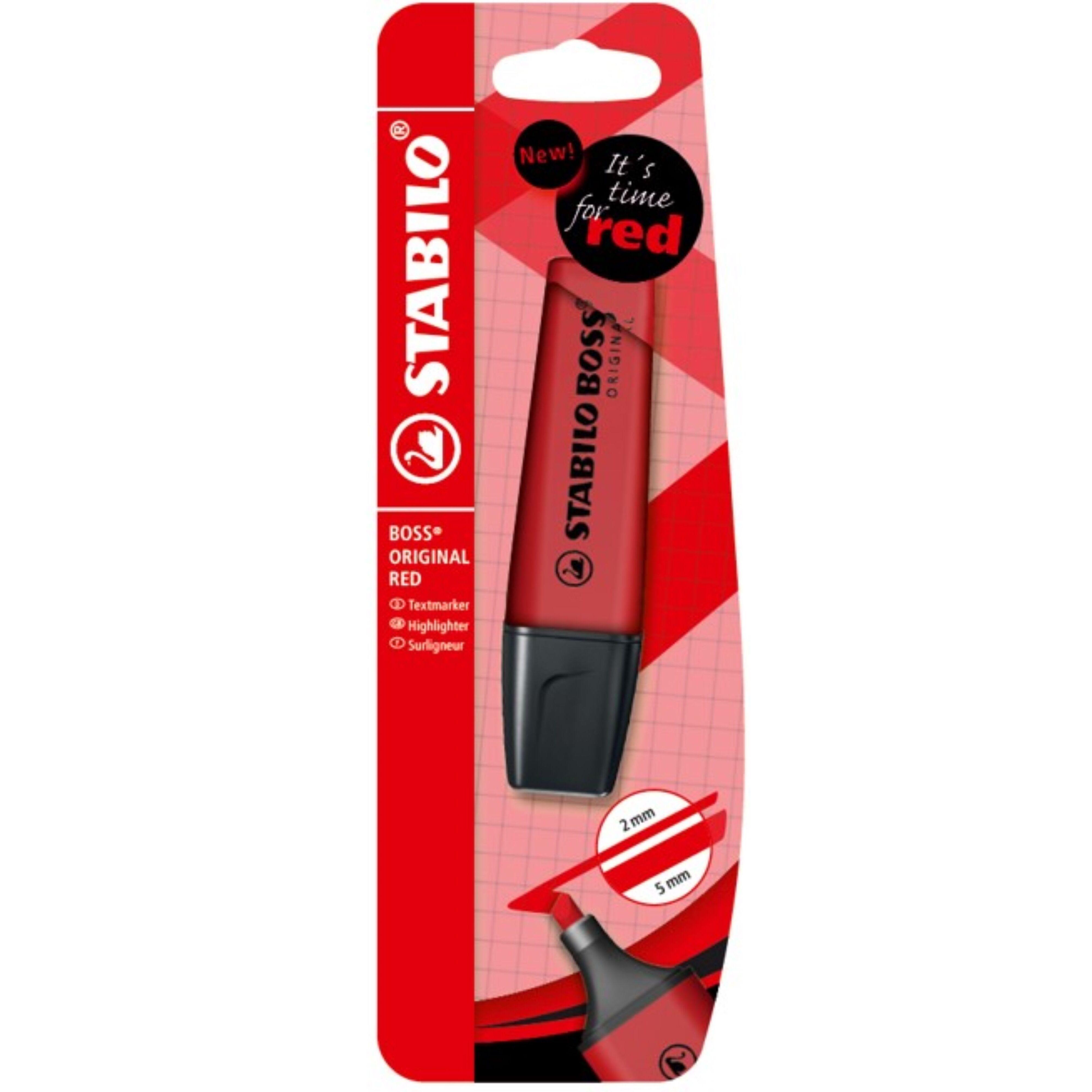 STABILO Surligneur BOSS Original Marker - Rouge