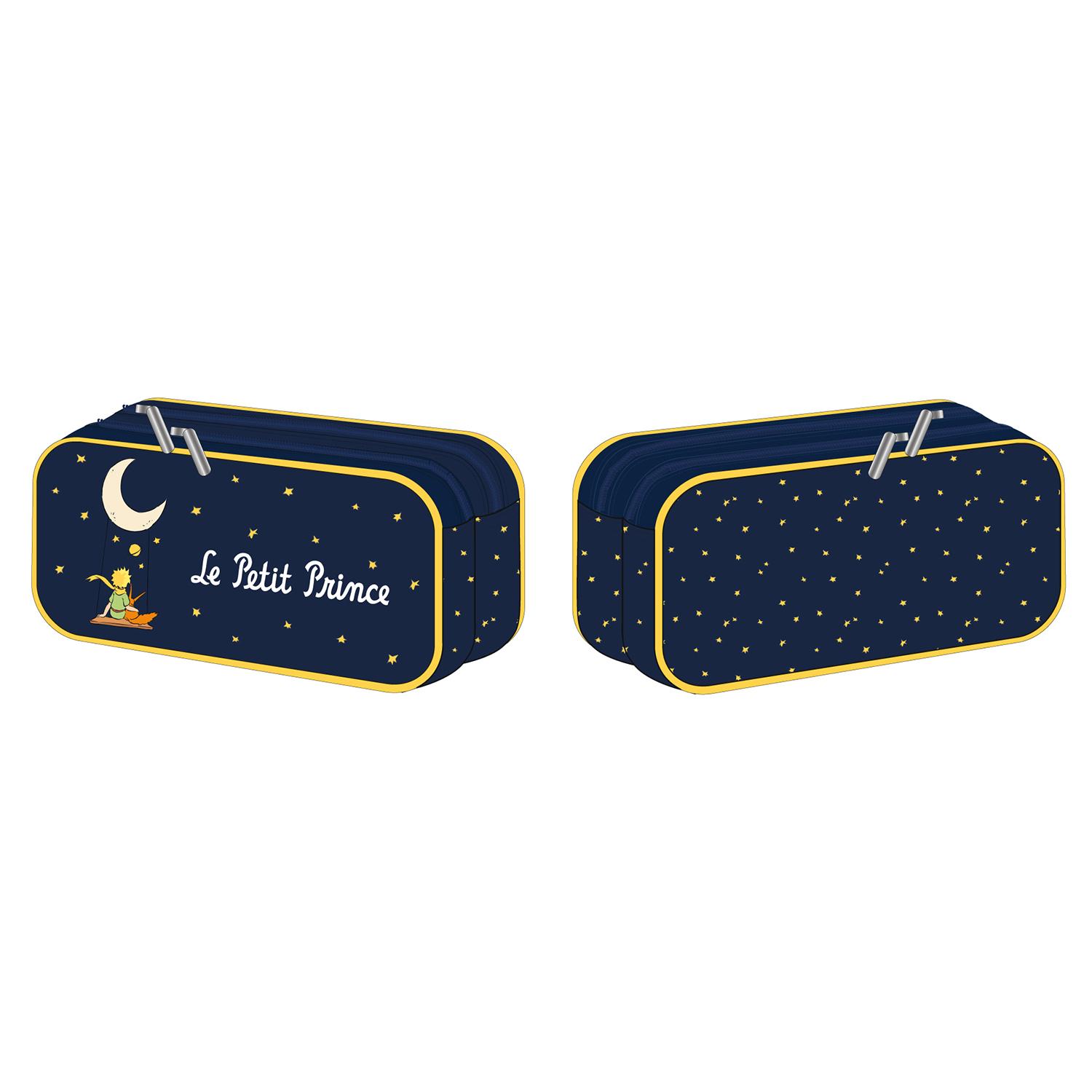 LA PLUME DORÉE Trousse double La Petit Prince