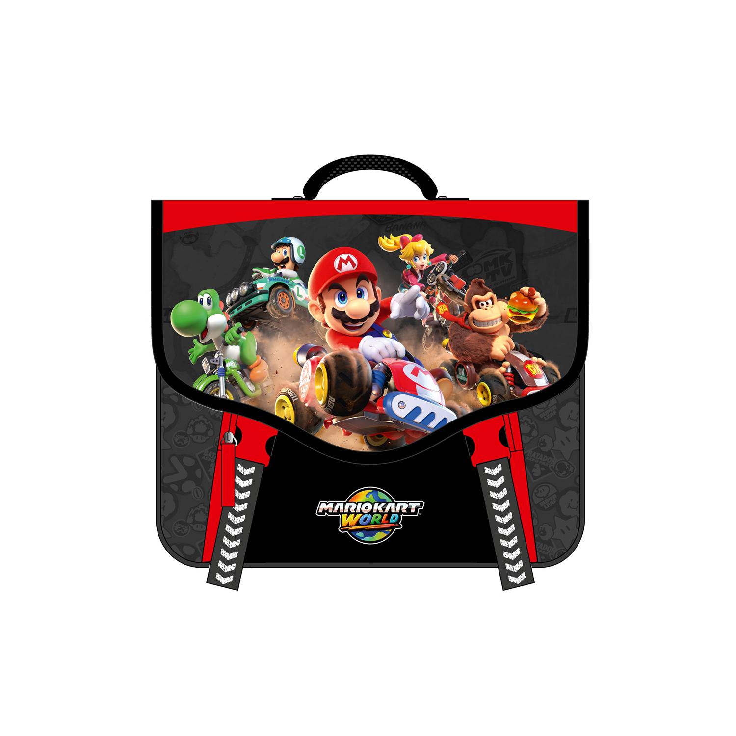 LA PLUME DORÉE Cartable Mario World 38cm