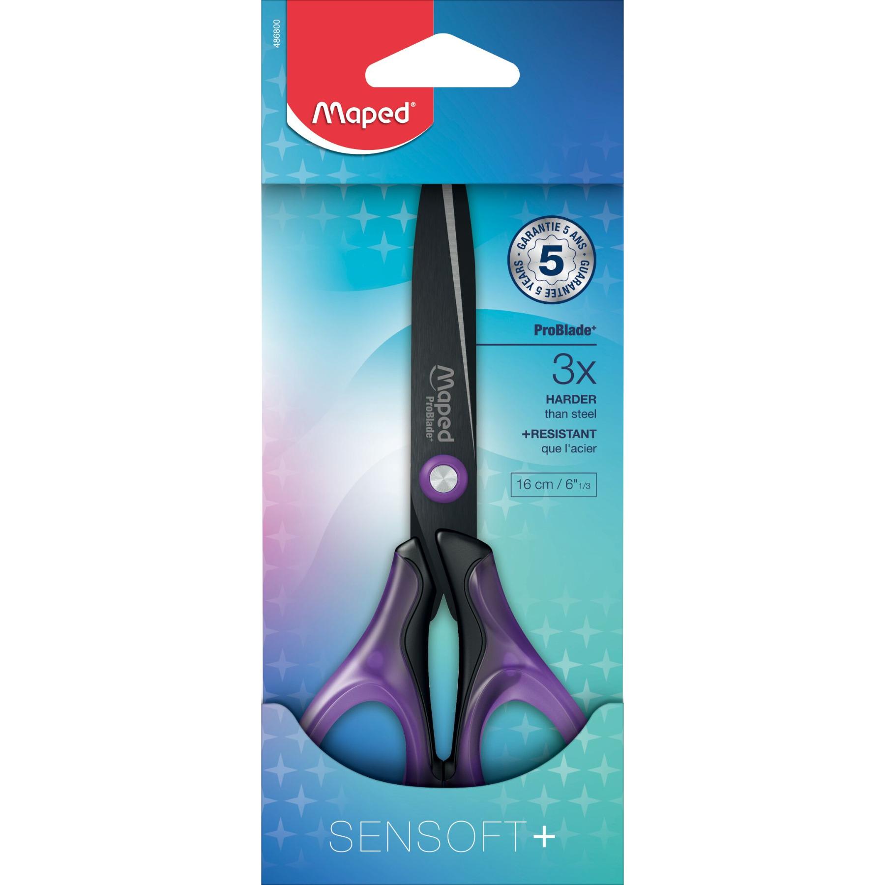 MAPED Ciseaux sensoft 16cm titanium
