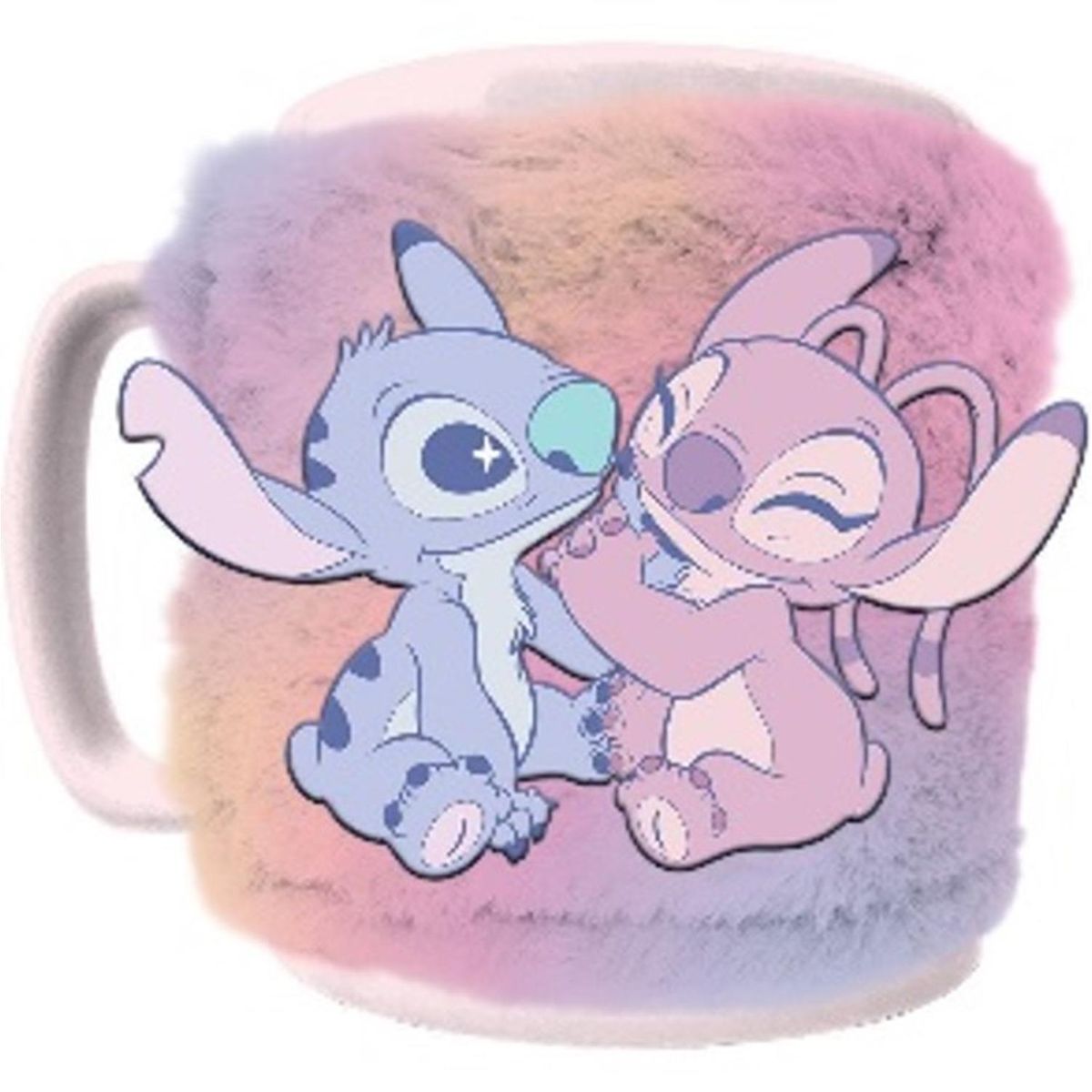 WTT Mug Fuzzy Stitch & Angel - Lilo & Stitch
