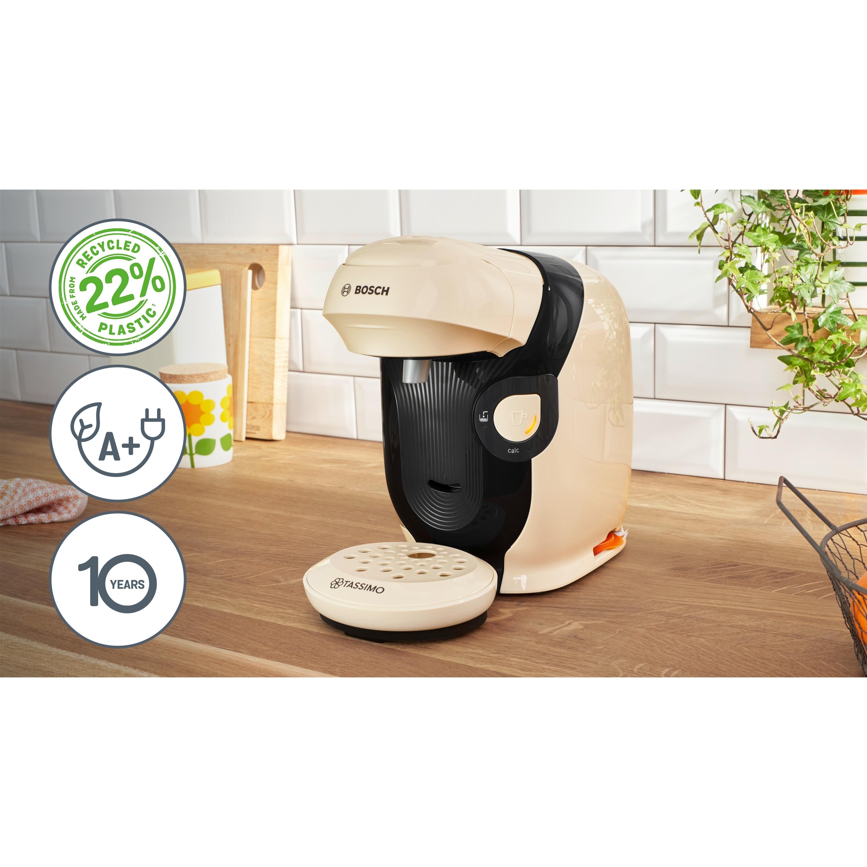 Voir la diapositive 9 : BOSCH Machine à café multi-boissons Tassimo TAS117E - Vanille