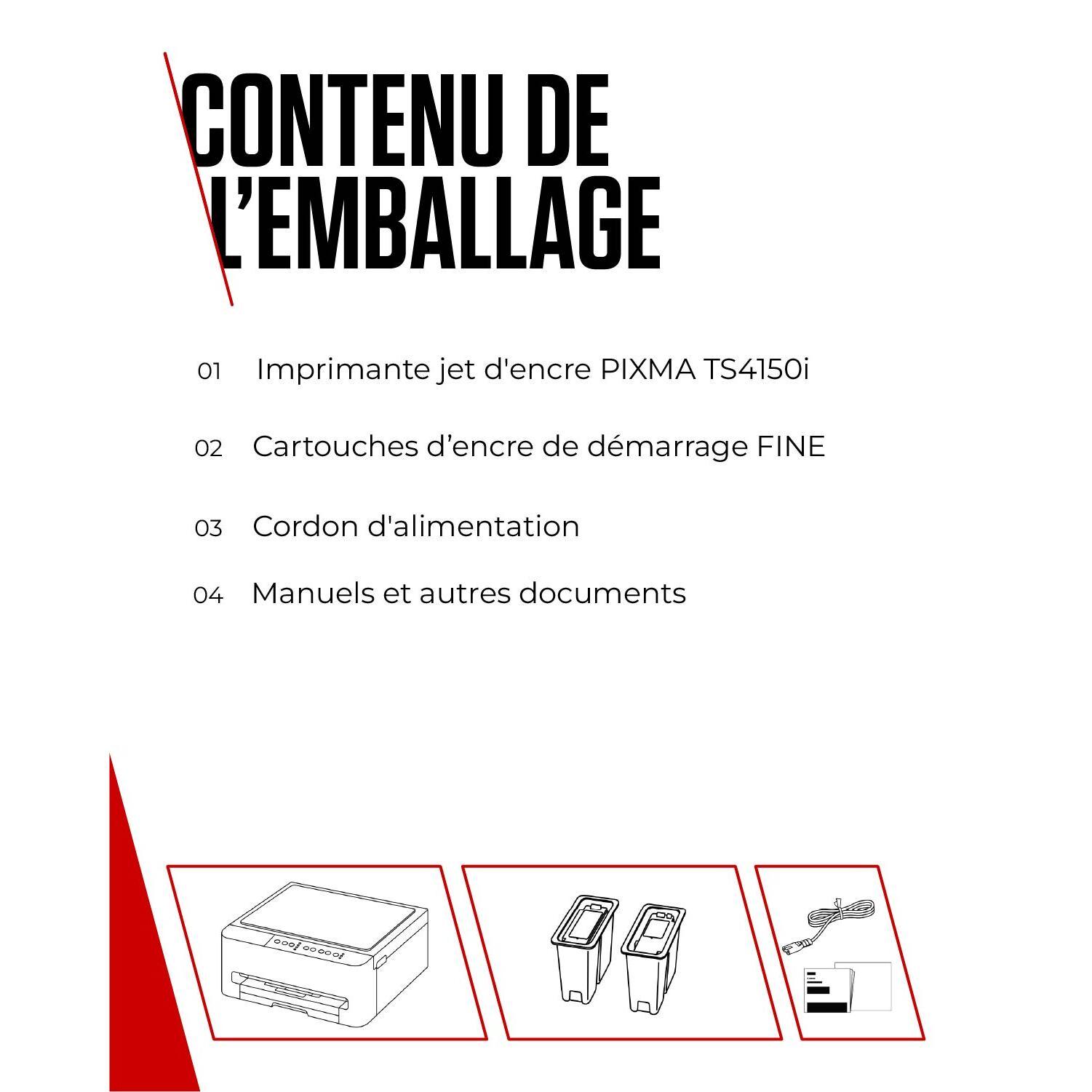 Voir la diapositive 7 : CANON Imprimante TS4150I
