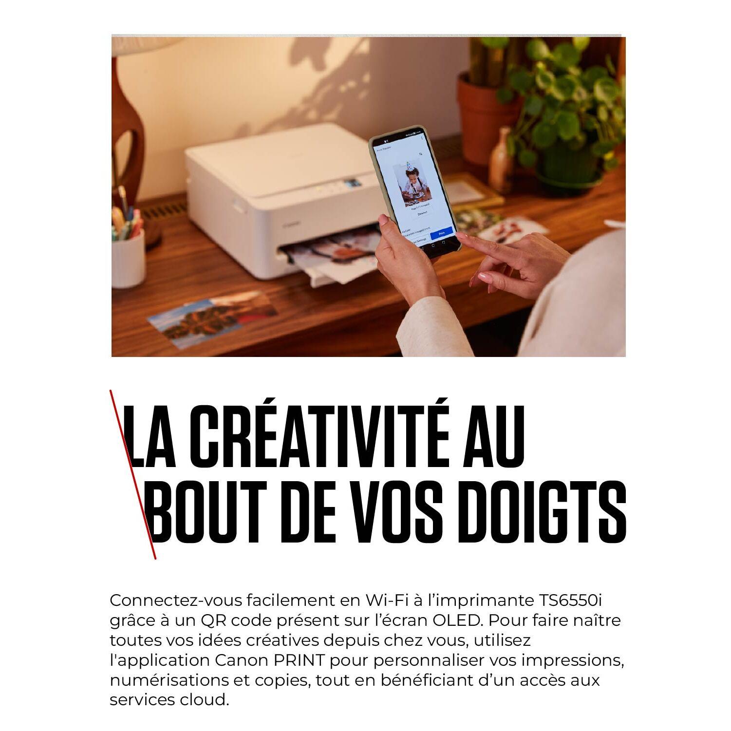 Voir la diapositive 3 : CANON Imprimante TS6550I