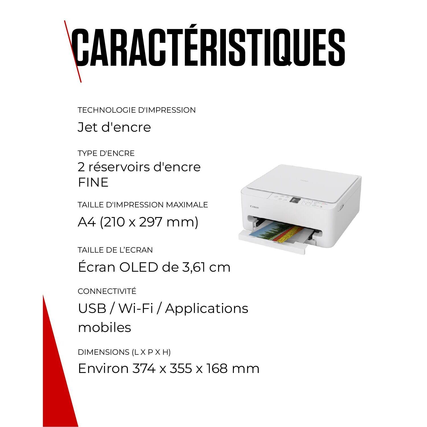 Voir la diapositive 6 : CANON Imprimante TS6550I