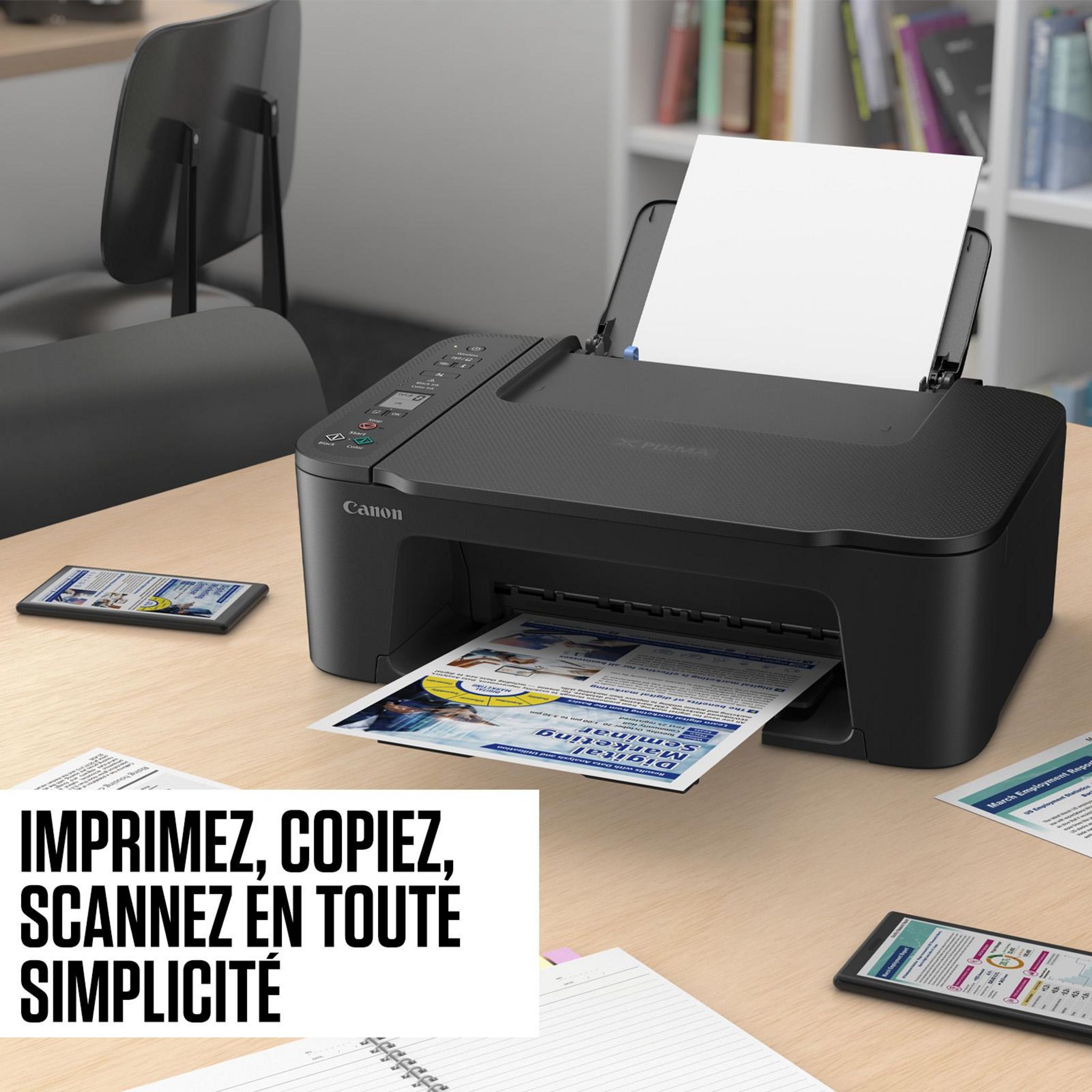 Voir la diapositive 6 : CANON Imprimante TS3750I - Noir