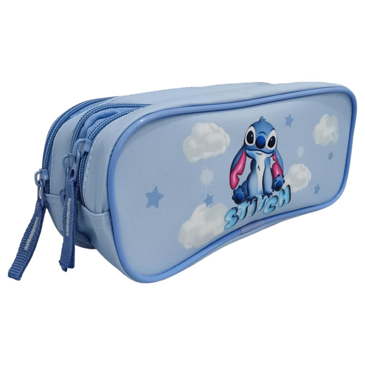 Voir la diapositive 3 : AUCHAN Trousse 3 compartiments Stitch